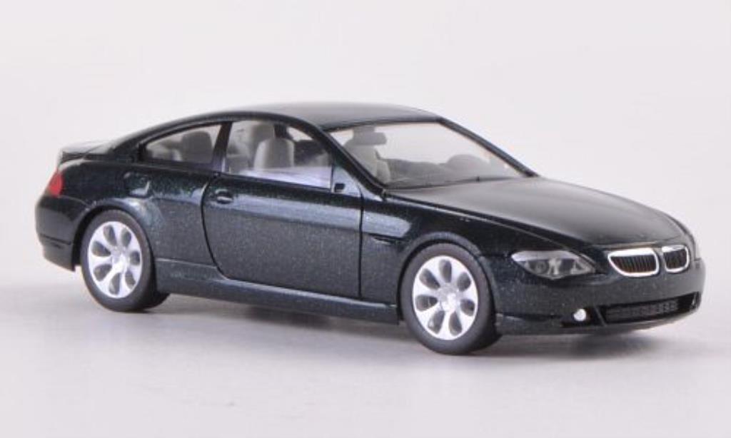 Bmw 635 E63 1/87 Herpa E63 d Coupe grun 2004 modelauto
