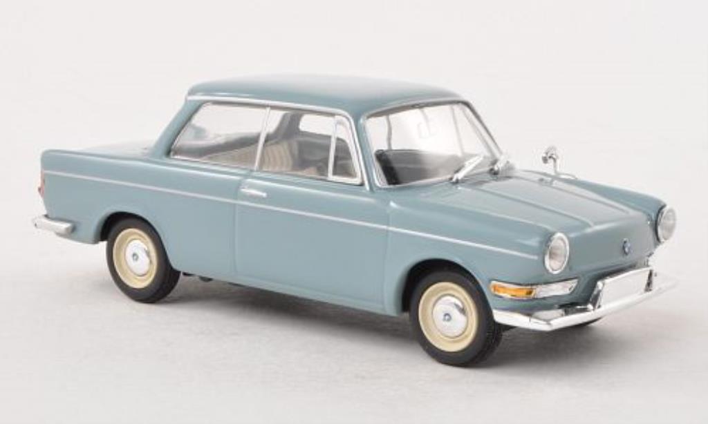 Bmw 700 1/43 Minichamps LS blauw-grijs 1960 modelauto