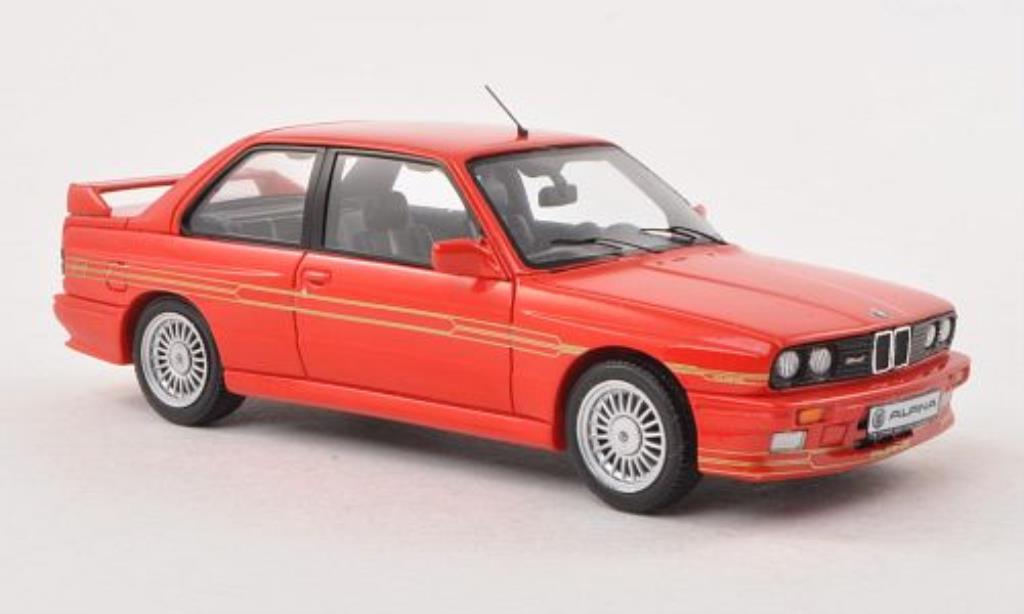 Bmw Alpina B6 1/43 Spark B6 3.5S (E30) rood modelauto
