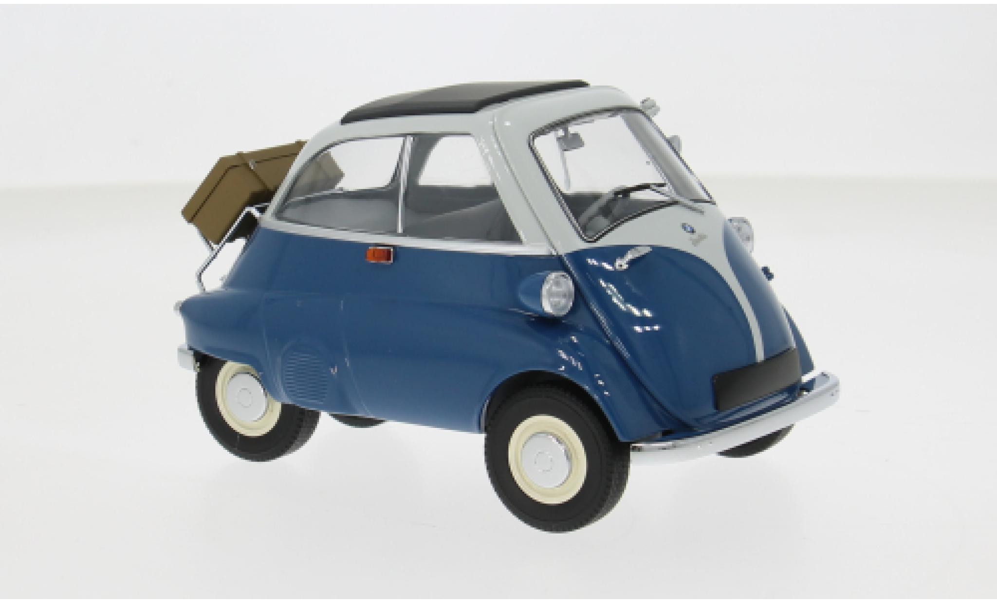 Bmw Isetta 1/18 Minichamps blauw/wit 1955 1:18 modelauto