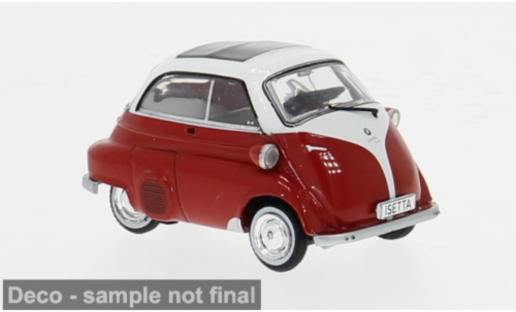 Bmw Isetta 1/43 IXO rood 1:43 modelauto