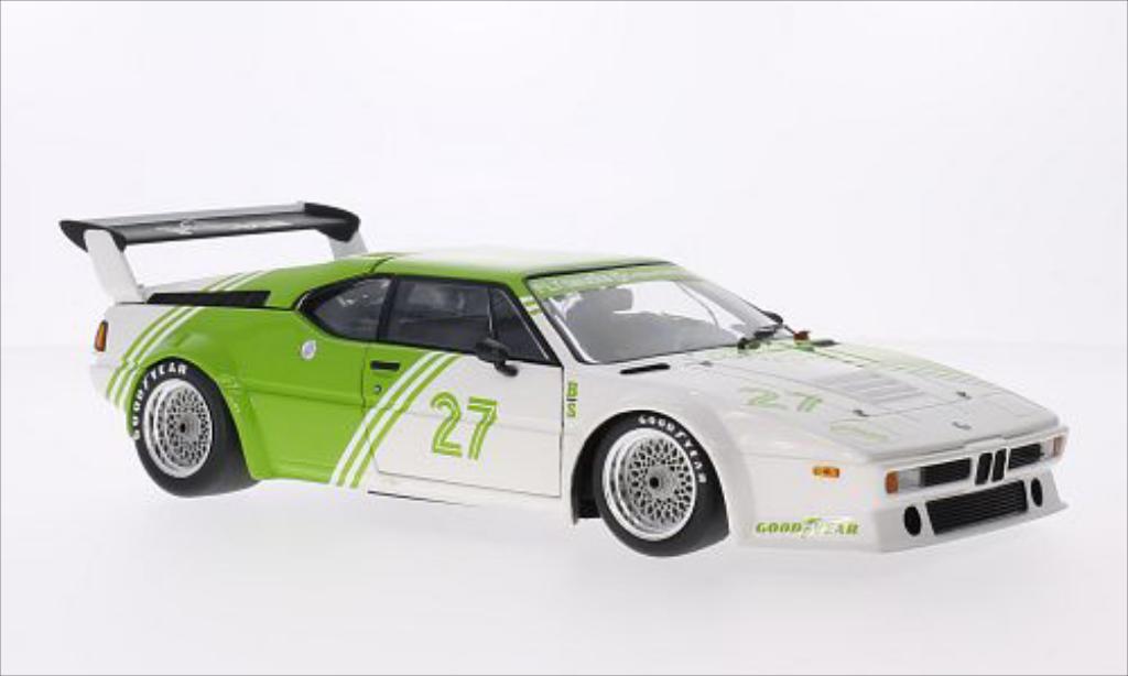 Bmw M1 1980 1/18 Minichamps 1980 Procar E26 wit/grun No.27 Procar 1980 modelauto