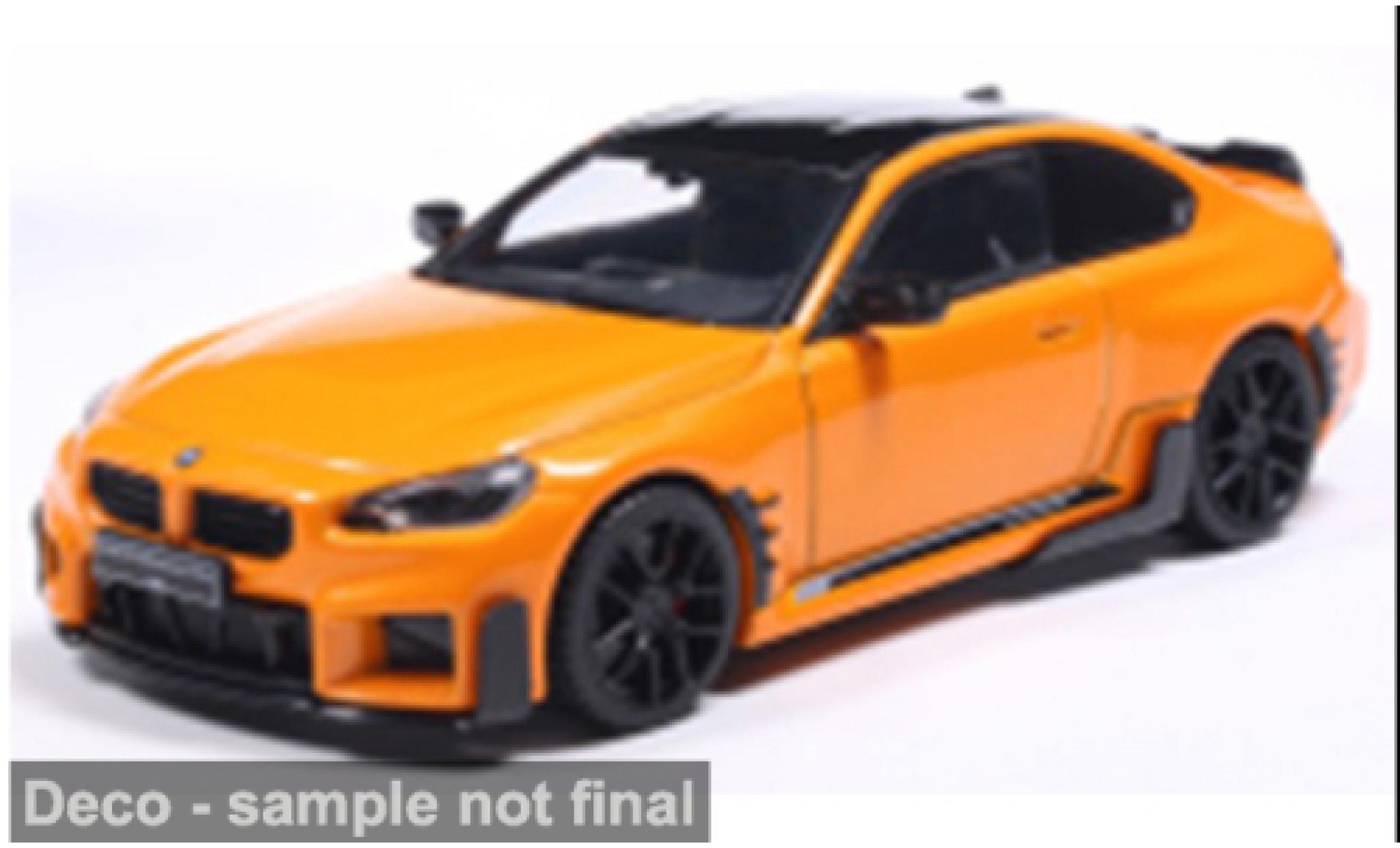 Bmw M2 1/43 Solido (G87) oranje/zwart 2024 1:43 modelauto