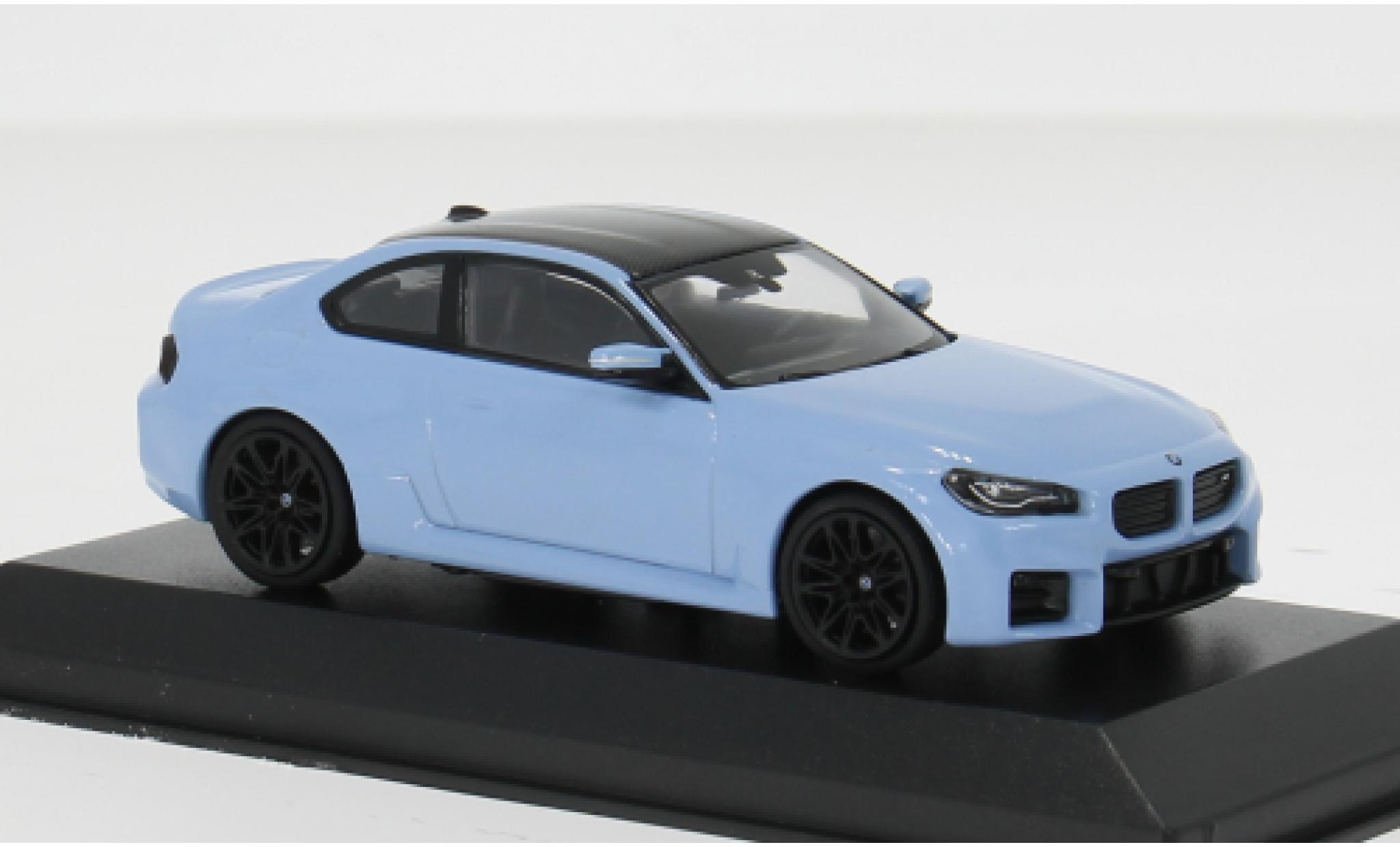 Bmw M2 1/43 Minichamps blauw 2023 1:43 modelauto