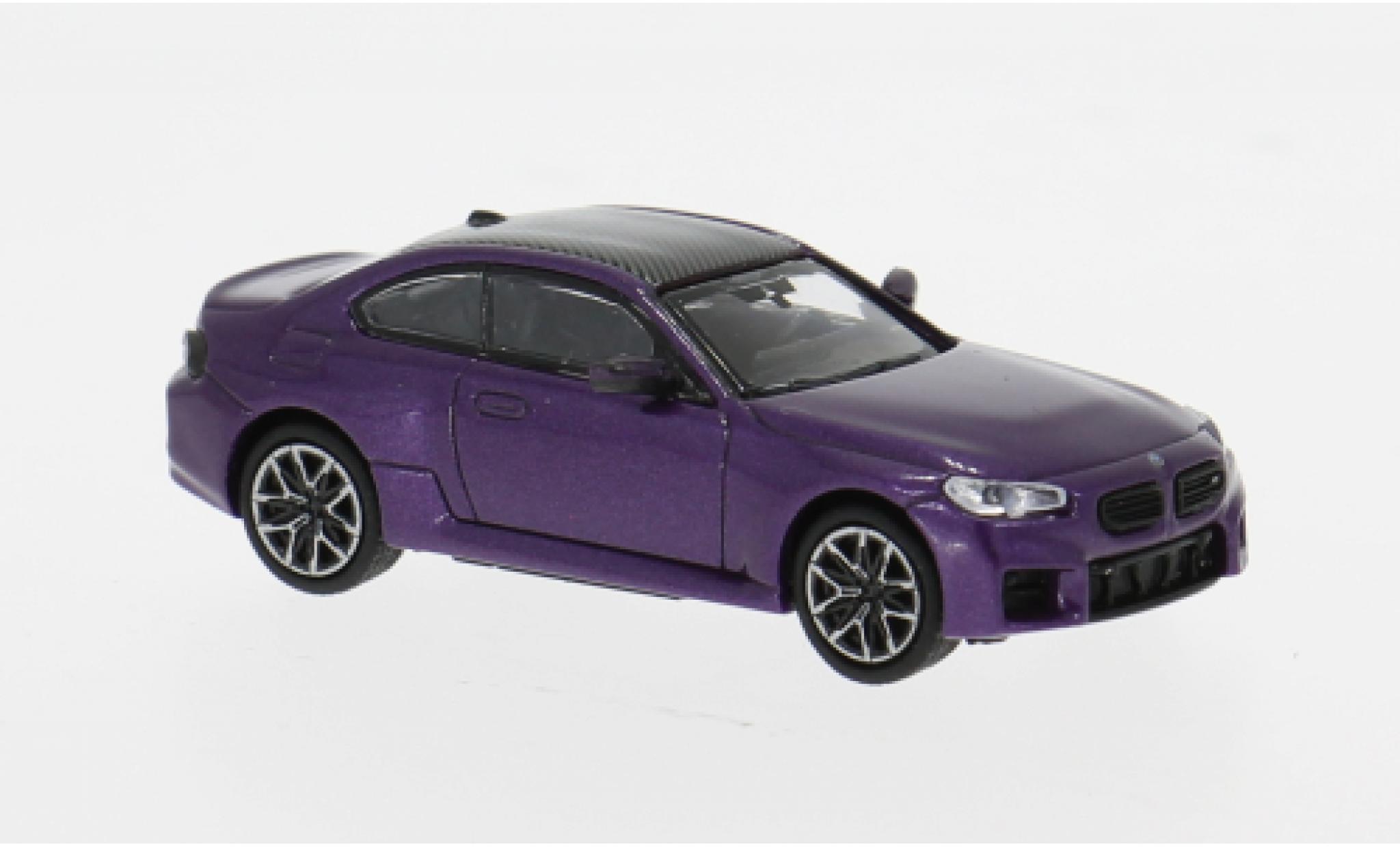 Bmw M2 1/87 Minichamps paars 2023 1:87 modelauto