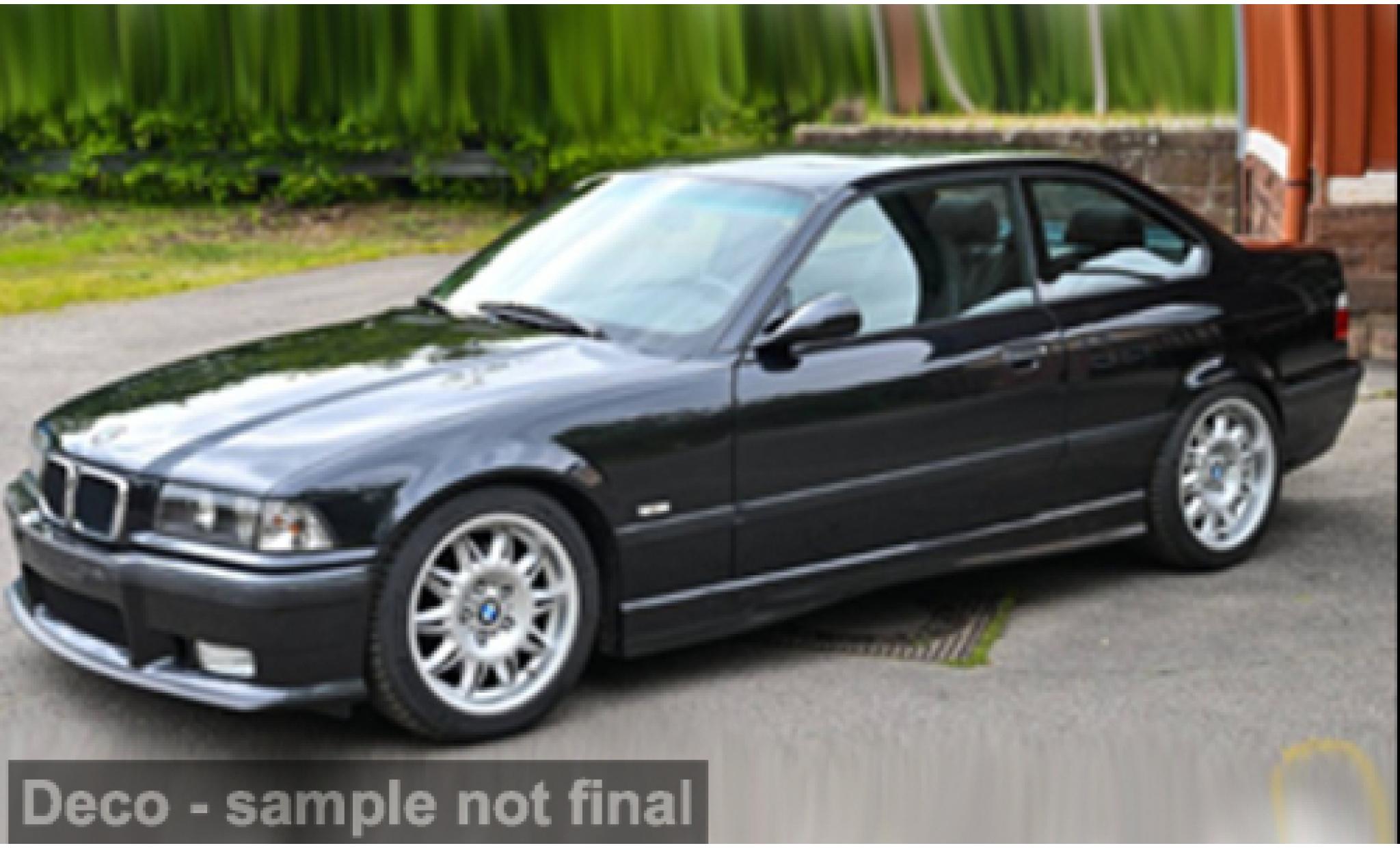 Bmw M3 1/43 Solido Coupe zwart 1999 1:43 modelauto