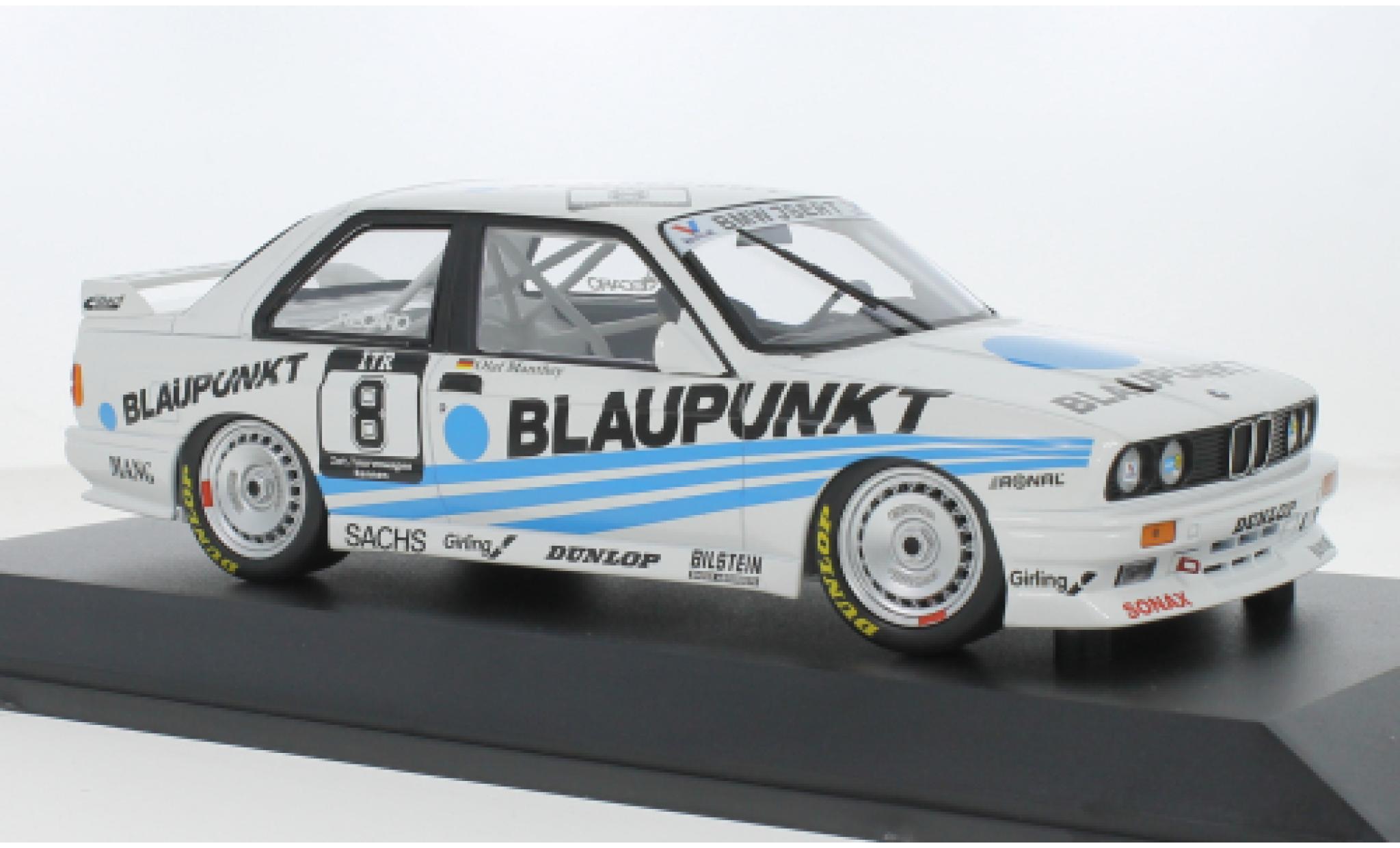 Bmw M3 1/18 Minichamps (E30) DTM 1988 Isert Blaupunkt #8 O.Manthey 1:18 modelauto