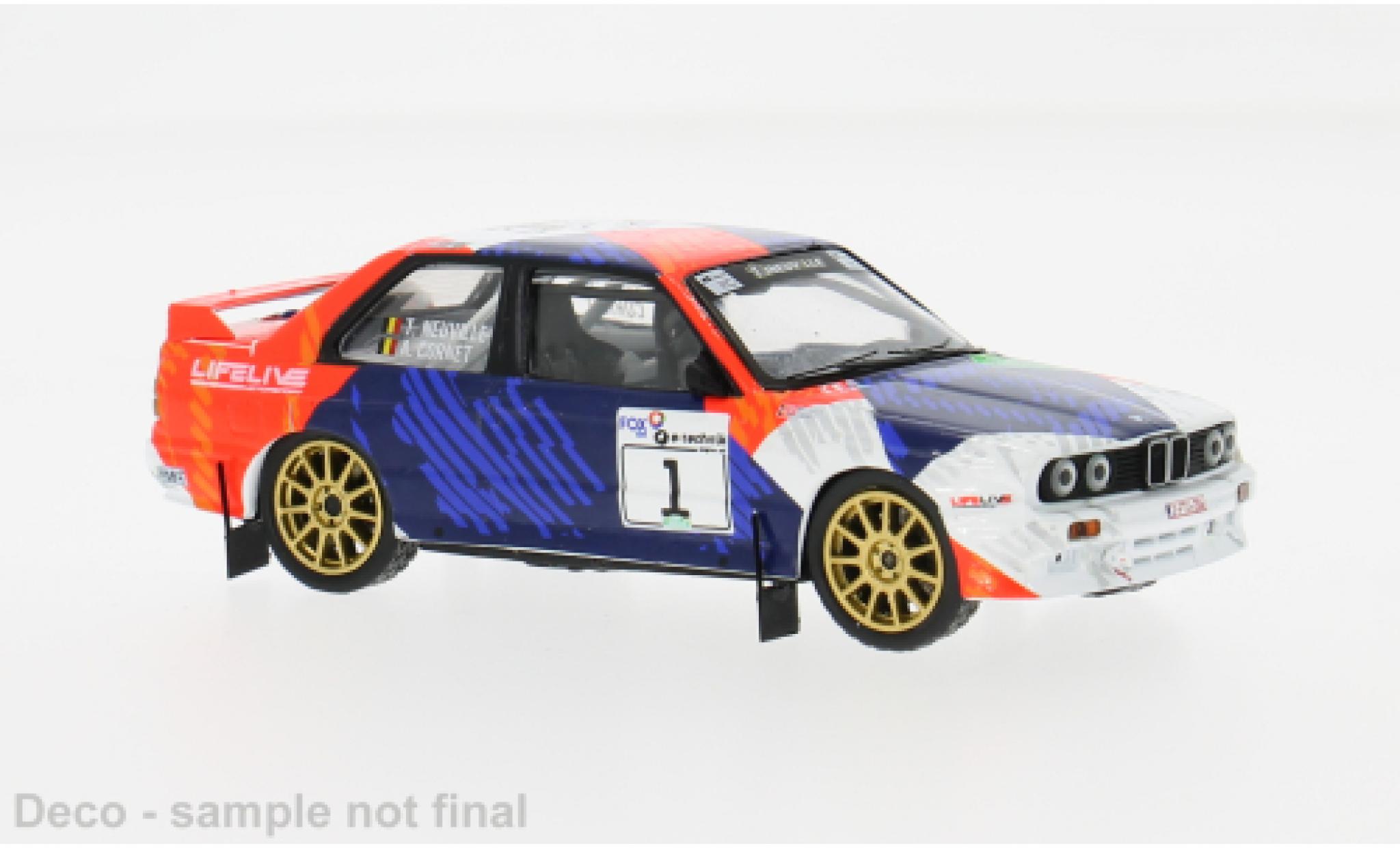 Bmw M3 1/43 IXO (E30) Legend Boucles de Spa 2025 #1 T.Neuville/A.Cornet 1:43 modelauto