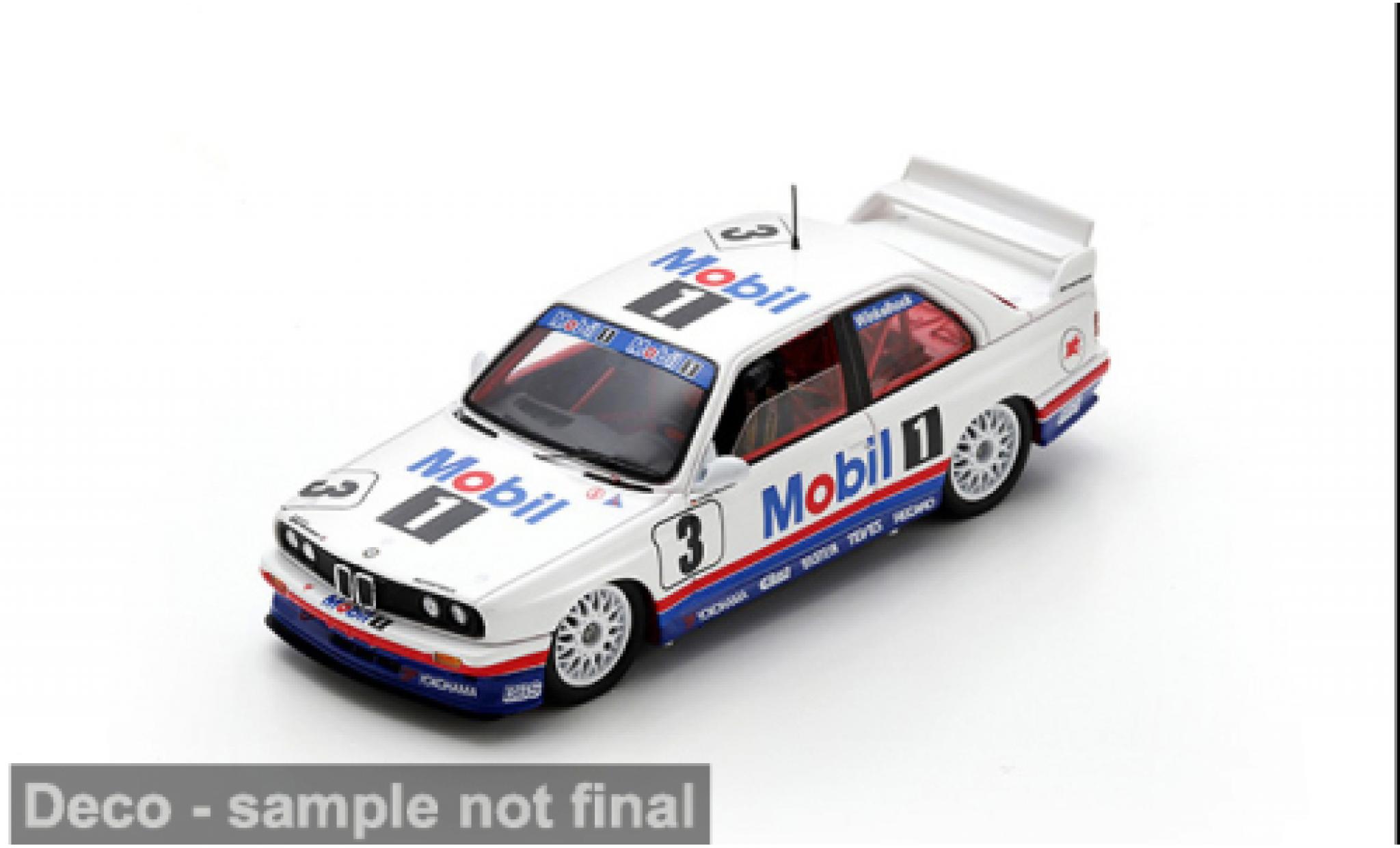 Bmw M3 1/43 Spark (E30) Macau GT Cup 1992 Macau Guia Race #3 J.Winkelhock 1:43 modelauto