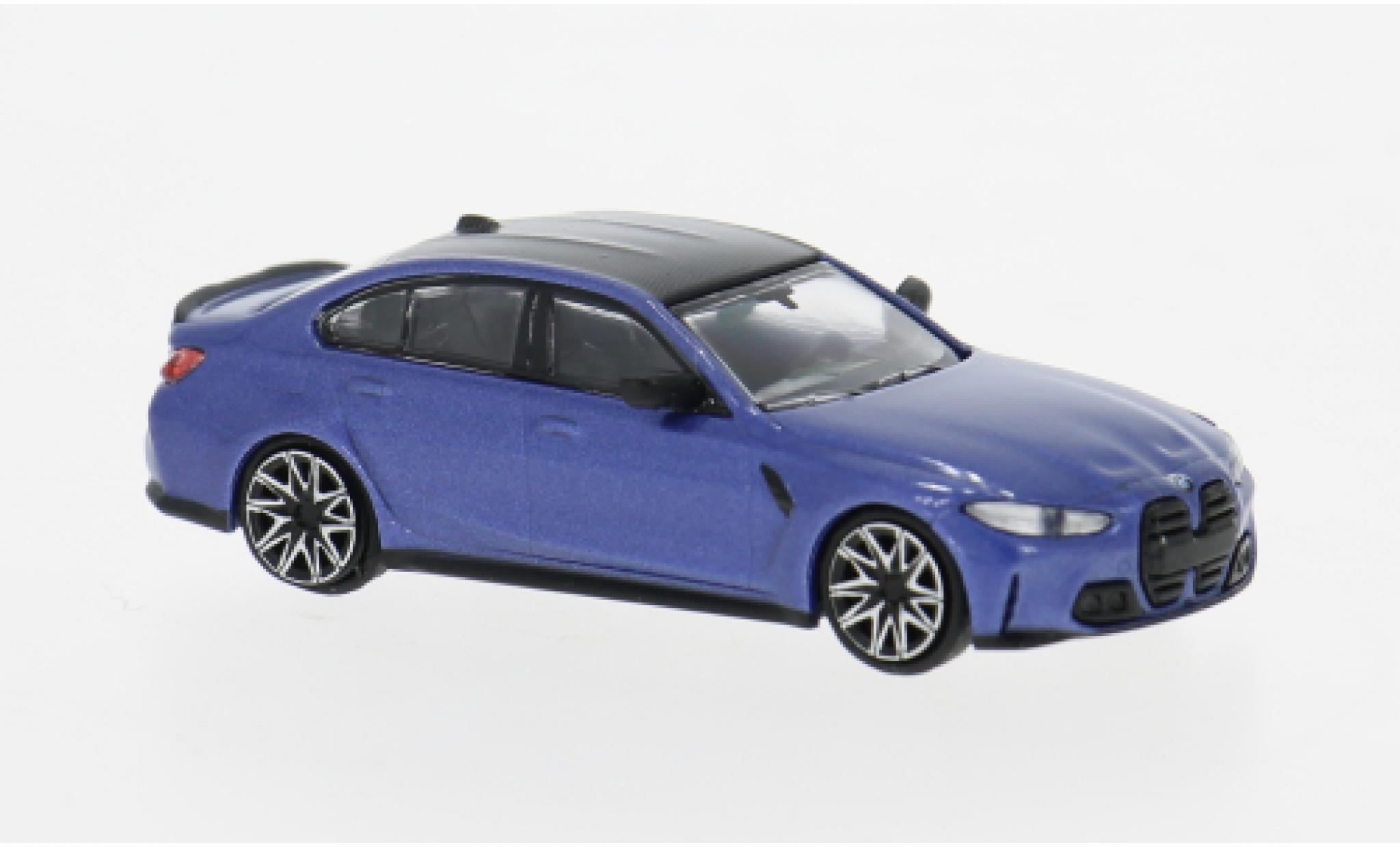Bmw M3 1/87 Minichamps (G80) blauw 2020 1:87 modelauto