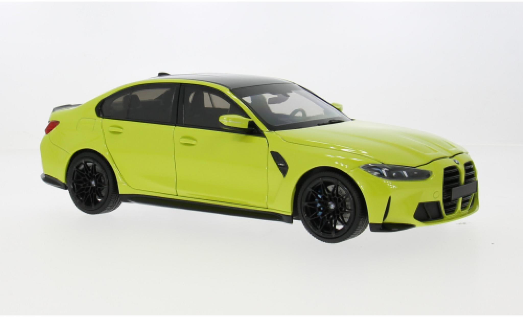 Bmw M3 1/18 Minichamps (G81) geel 2024 1:18 modelauto