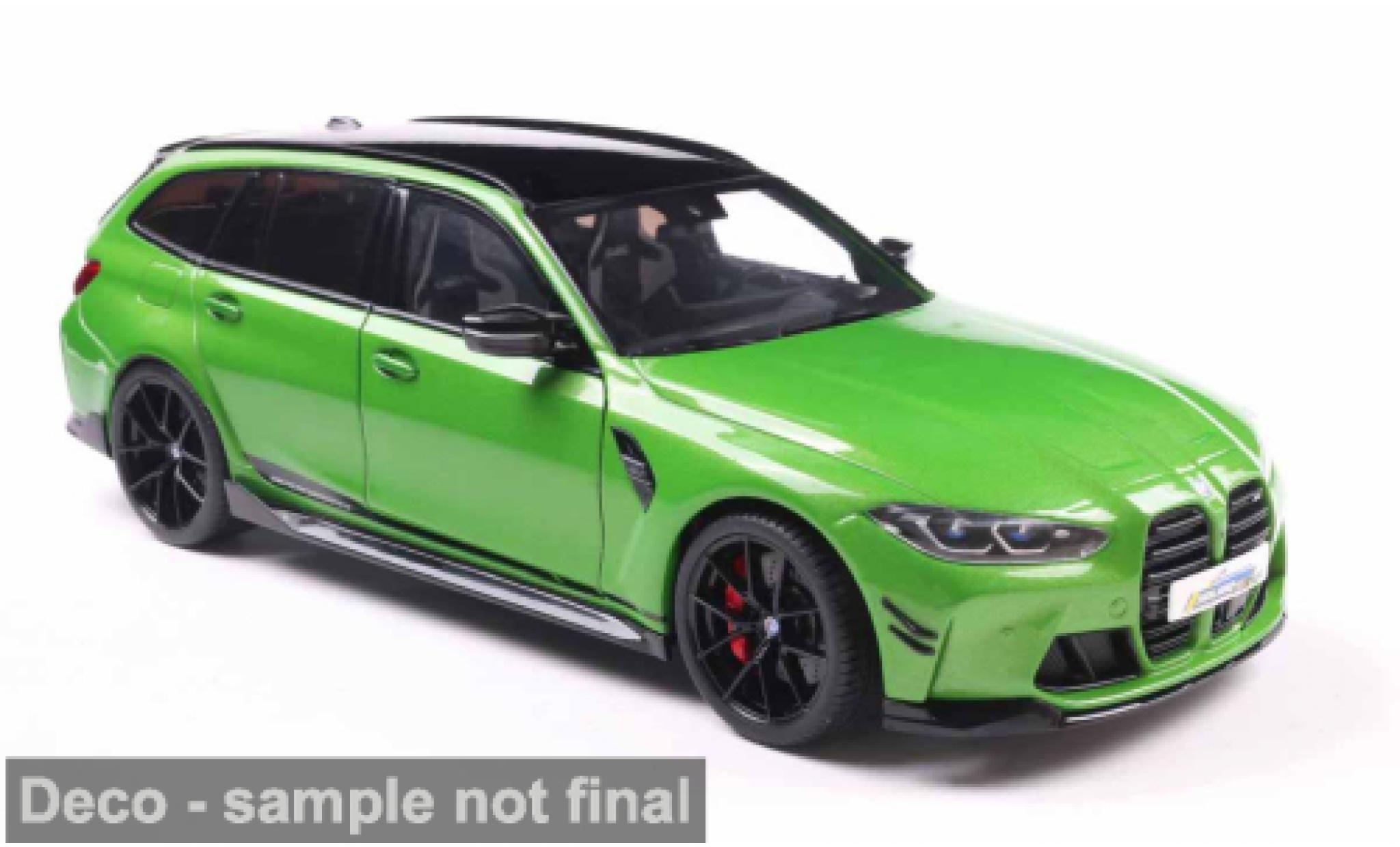 Bmw M3 1/18 Solido (G81) groen 1:18 modelauto