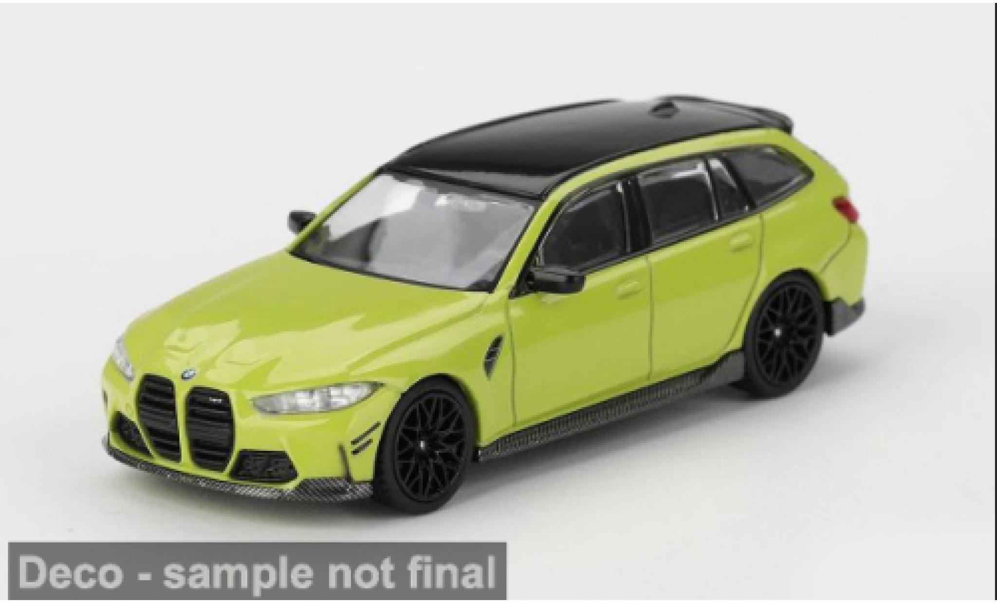 Bmw M3 1/64 Mini GT (G82) groen 2025 1:64 modelauto