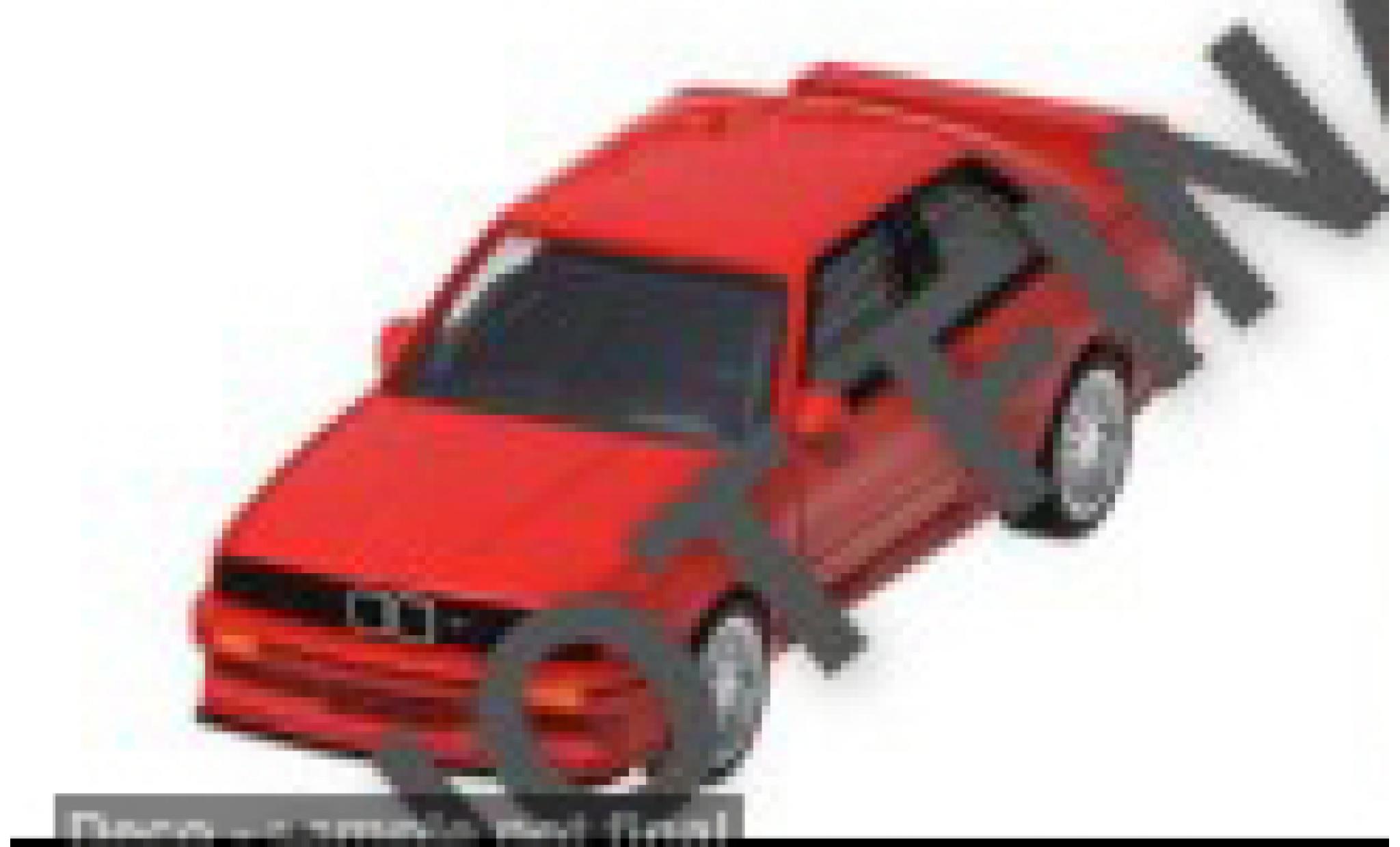 Bmw M3 1/64 Majorette rood 1986 1:64 modelauto