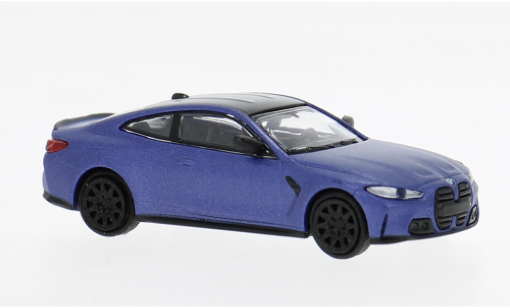 Bmw M4 1/87 Minichamps (G82) blauw 2020 1:87 modelauto
