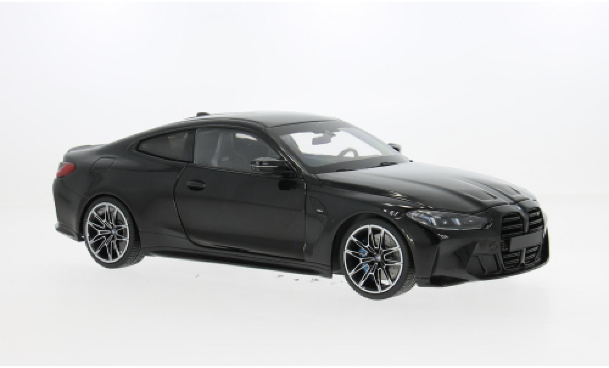 Bmw M4 1/18 Minichamps (G82) zwart 2024 1:18 modelauto