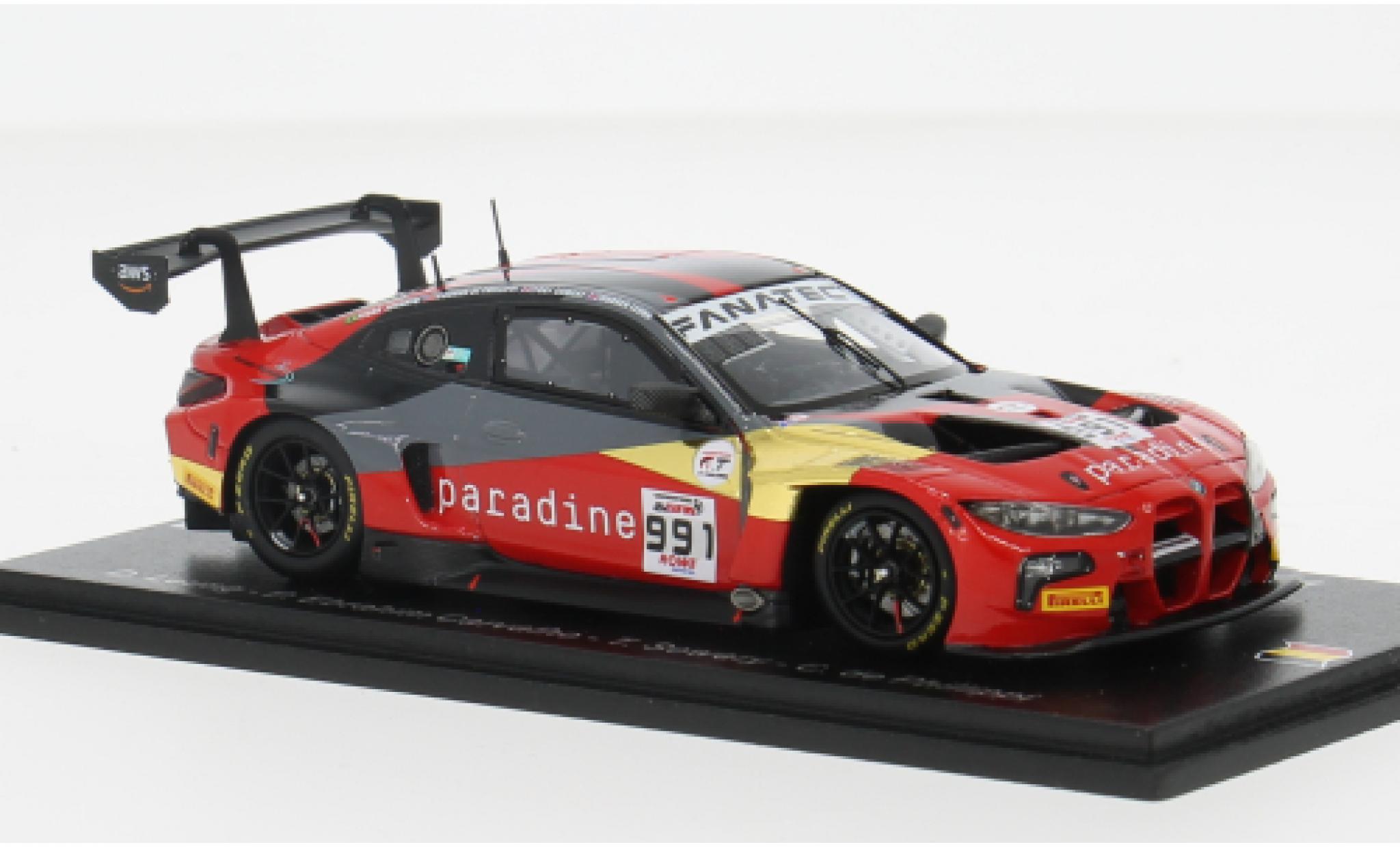 Bmw M4 1/43 Spark GT3 #991 1:43 modelauto