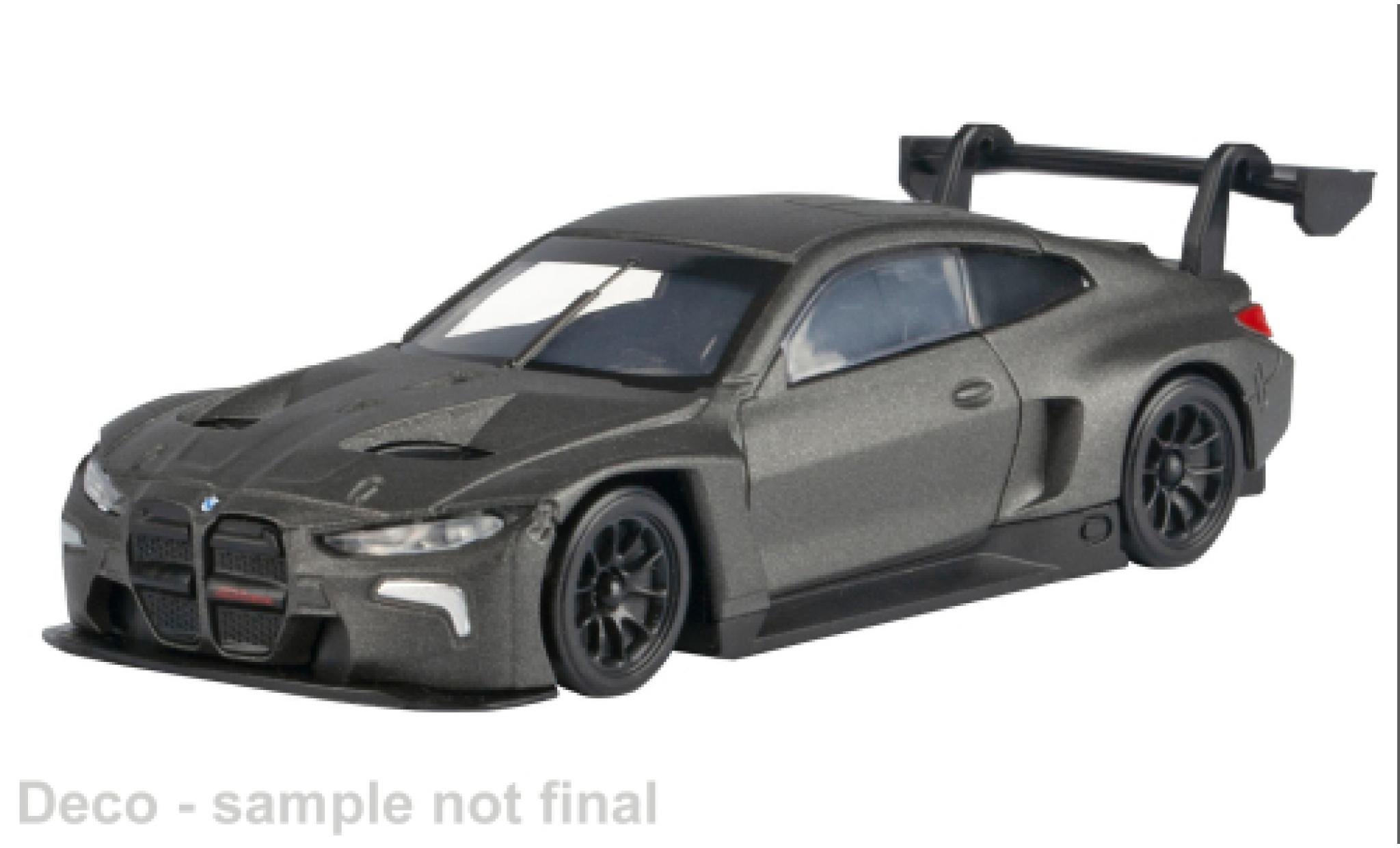 Bmw M4 1/43 Motormax GT3 grijs 1:43 modelauto