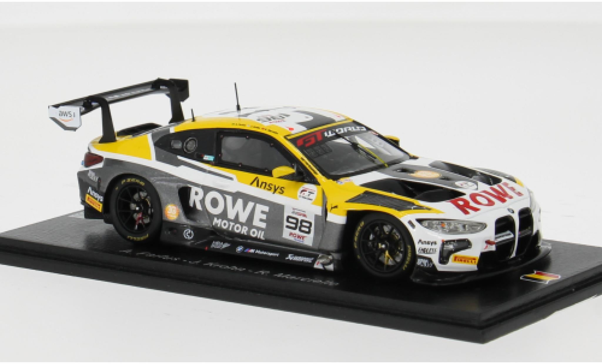 Bmw M4 1/43 Spark GT3 EVO 24h Spa 2025 Rowe Racing #98 A.Farfus/J.Krohn 1:43 modelauto