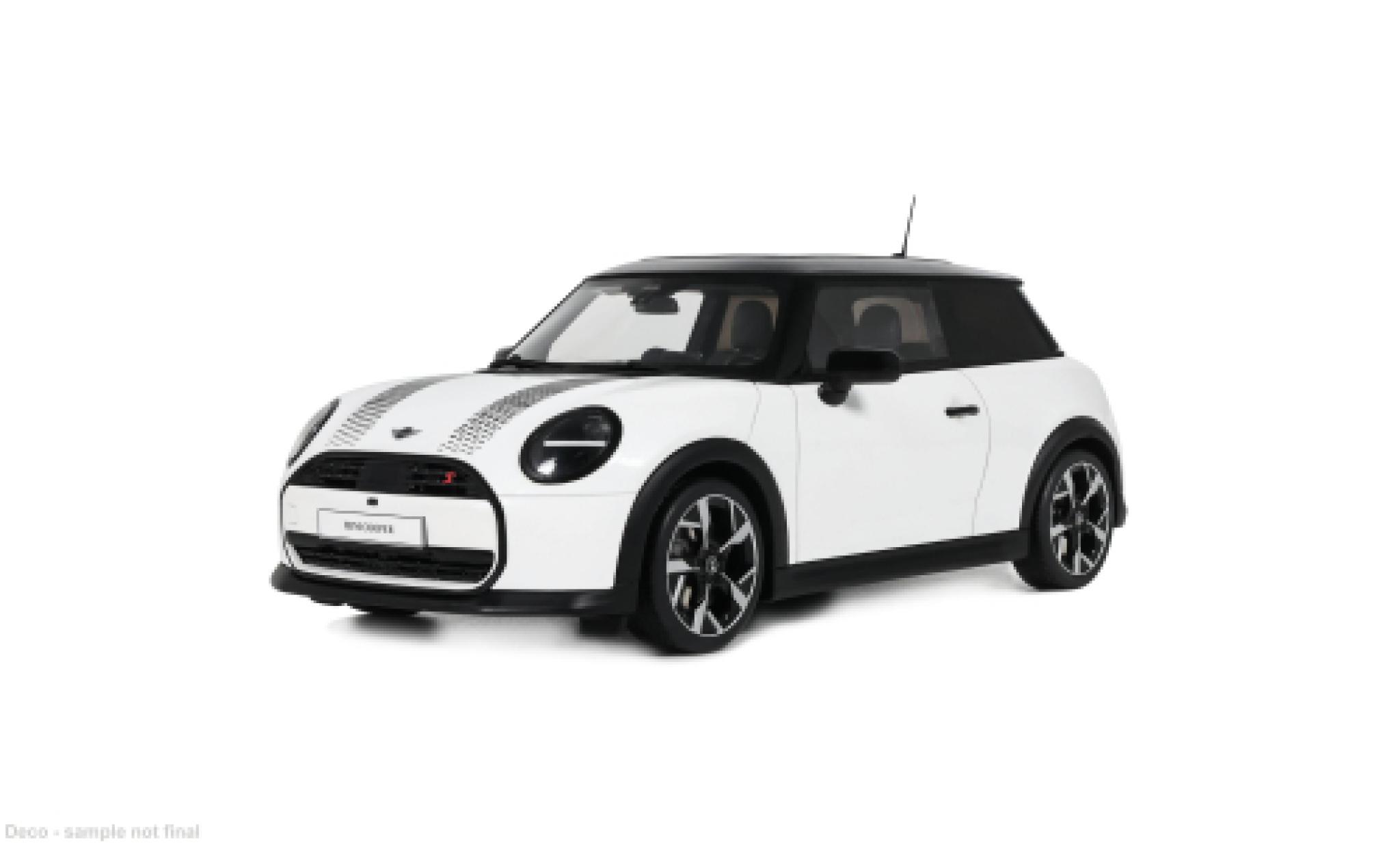 Mini Cooper 1/18 Ottomobile Bmw S wit/zwart 2025 1:18 modelauto