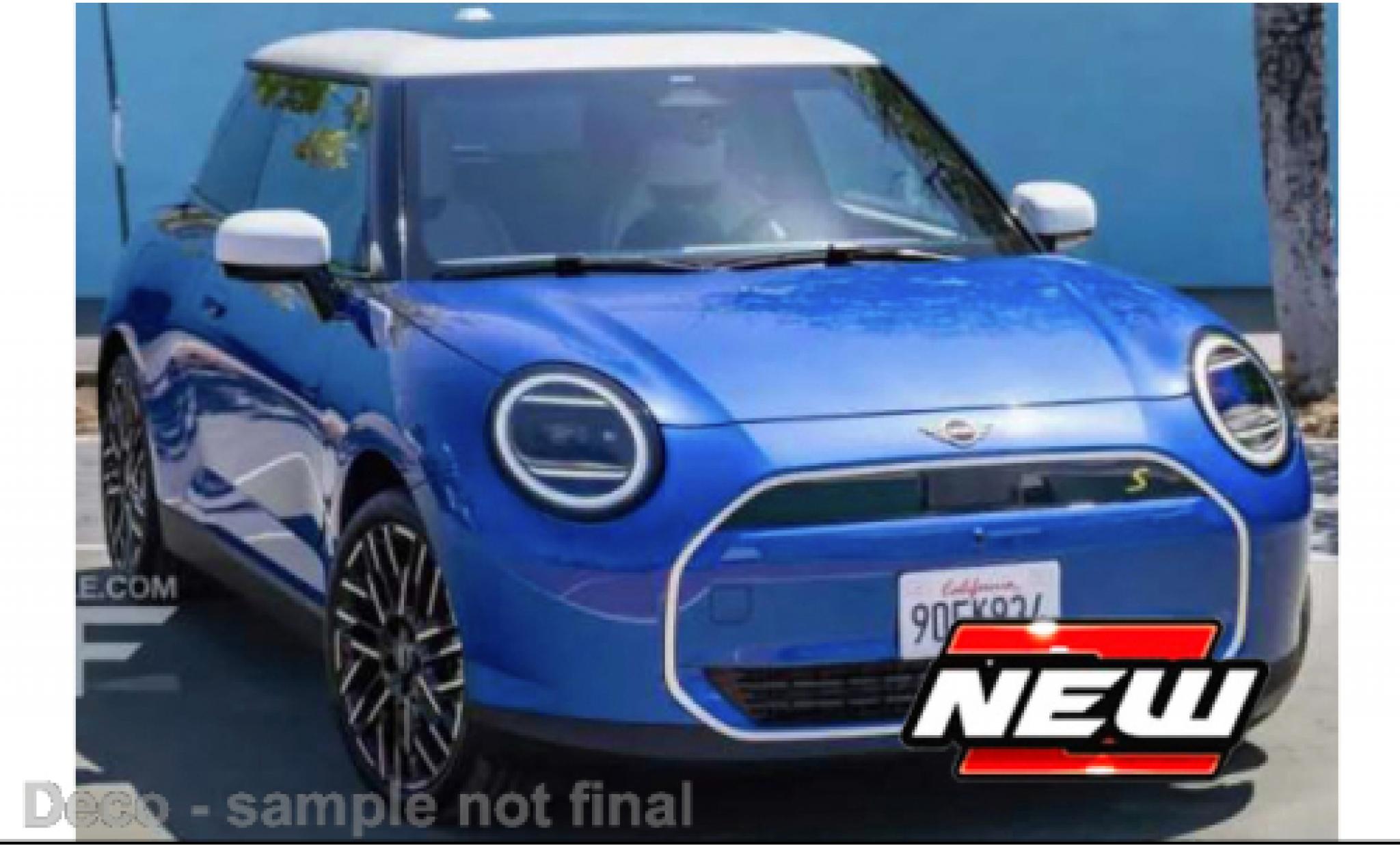 Mini Cooper 1/24 Maisto Bmw SE blauw 1:24 modelauto