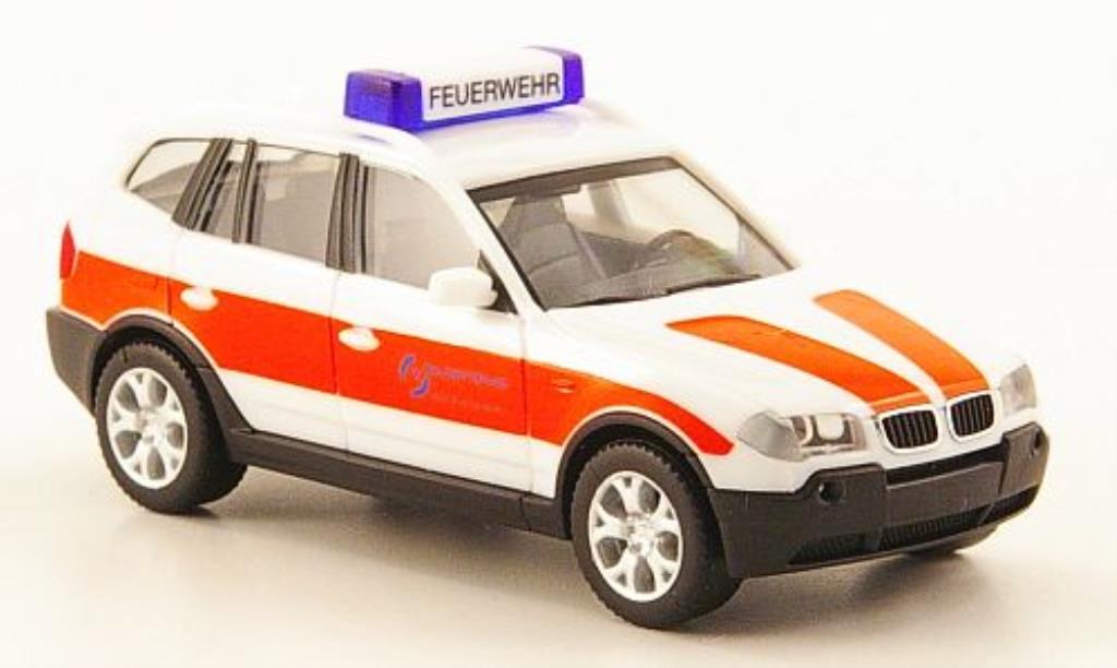 Bmw X3 E83 1/87 Herpa E83 ELW Werksfeuerwehr Salzgitter AG modelauto