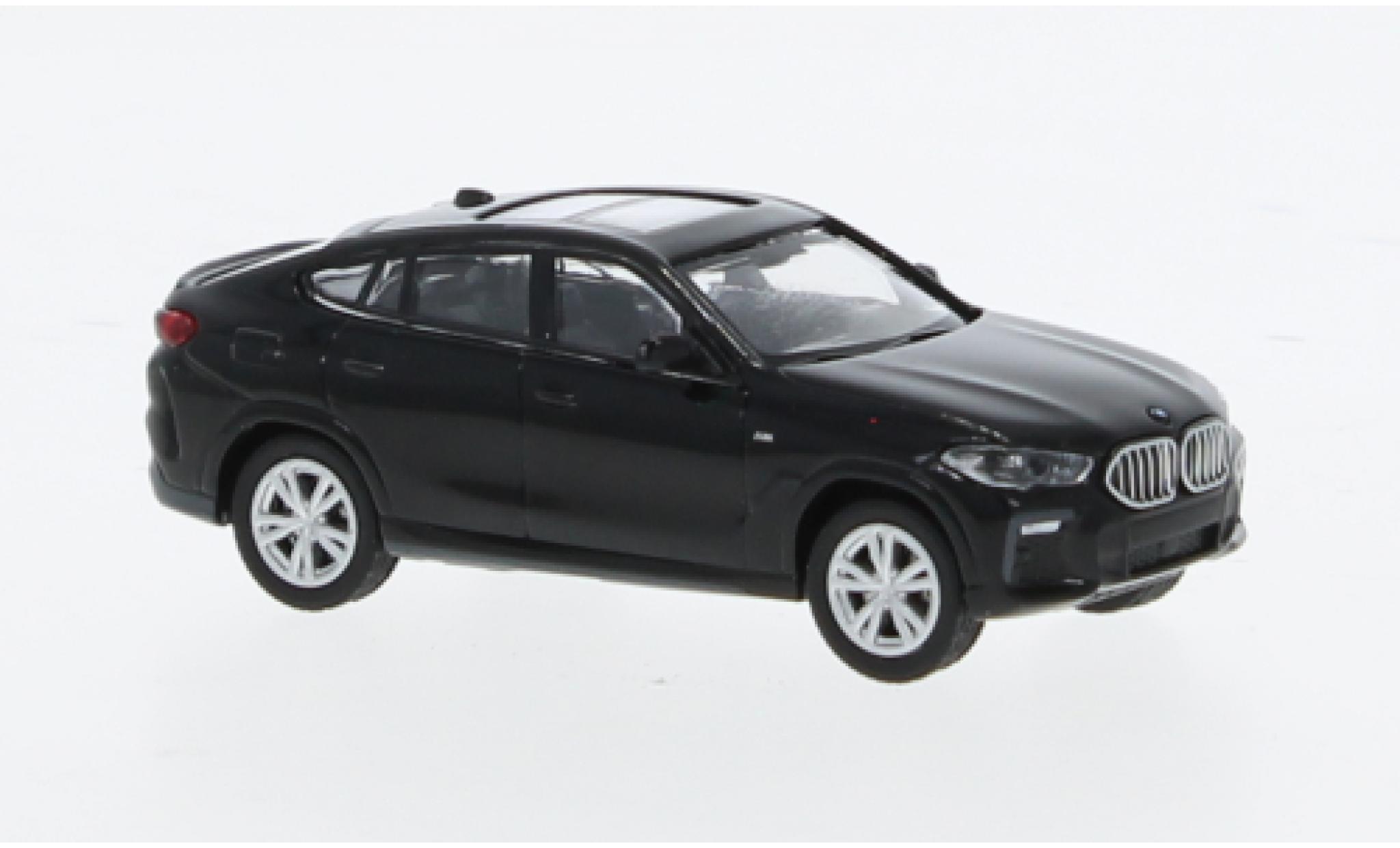 Bmw X6 1/87 Minichamps zwart 2020 1:87 modelauto