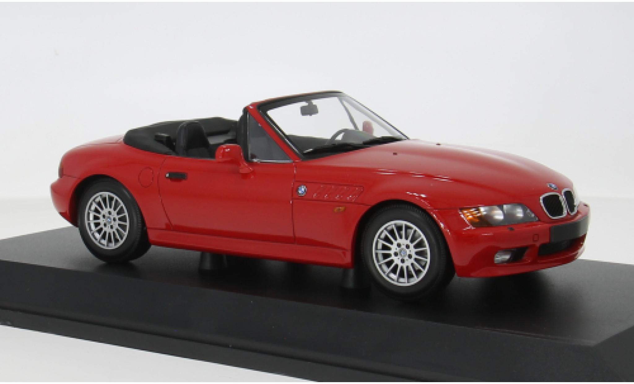 Bmw Z3 1/18 Minichamps (E36/7) rood 1997 1:18 modelauto
