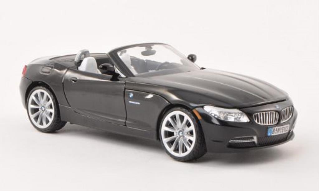Bmw Z4 E89 1/24 Motormax E89 zwart 2010 modelauto