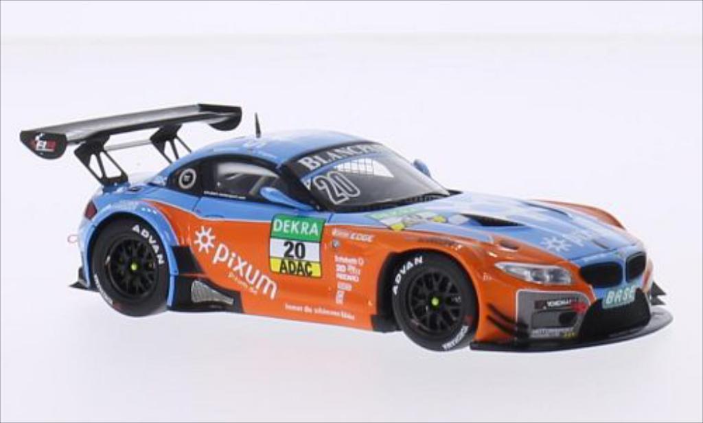 Bmw Z4 E89 1/43 Minichamps E89 GT3 No.20 Team Schubert Pixum ADAC GT Masters 2014 /J.Klingmann modelauto