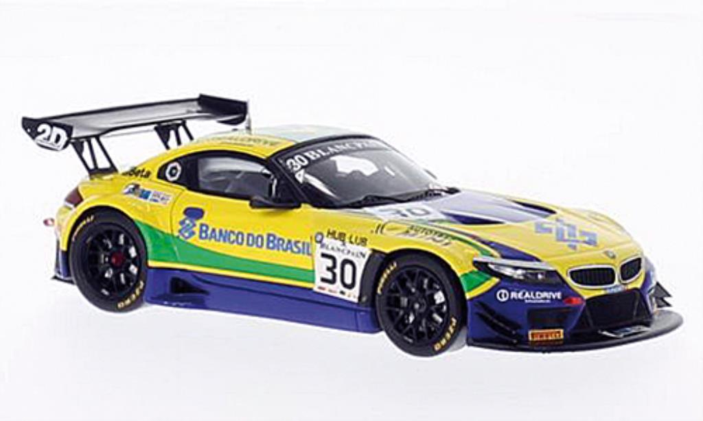 Bmw Z4 E89 1/43 Spark E89 GT3 No.30 Team Brasil Witpain 2014 modelauto