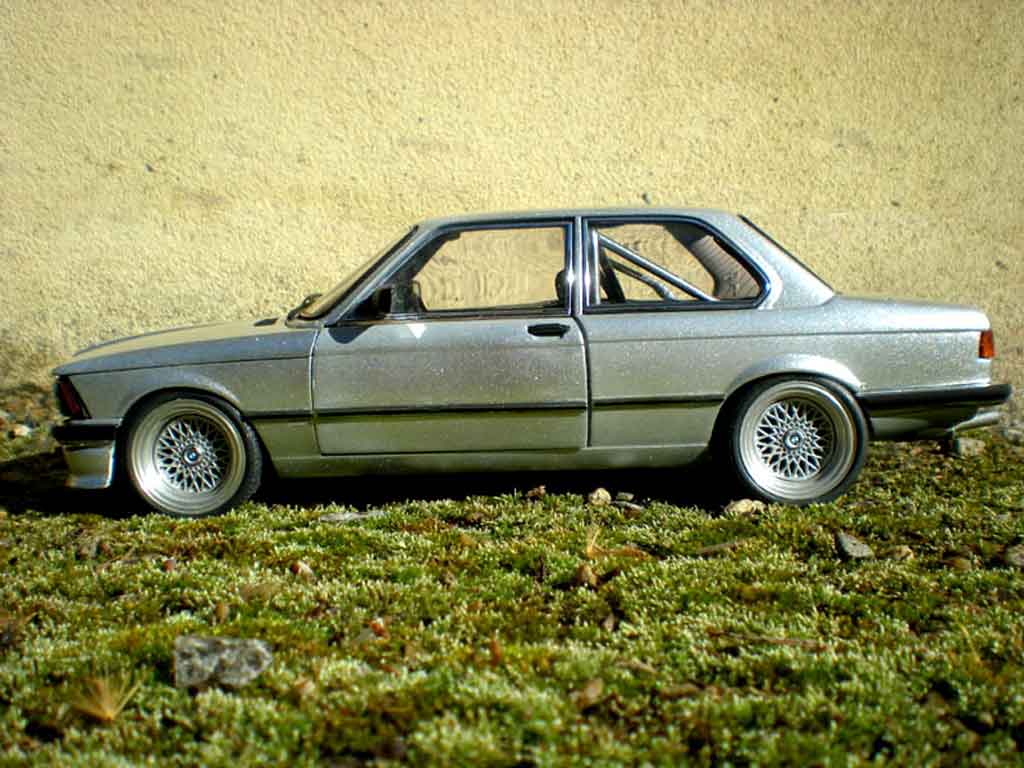 Bmw 323 tuning e21 swap moteur bmw 653m german look 1977 1/18 Autoart