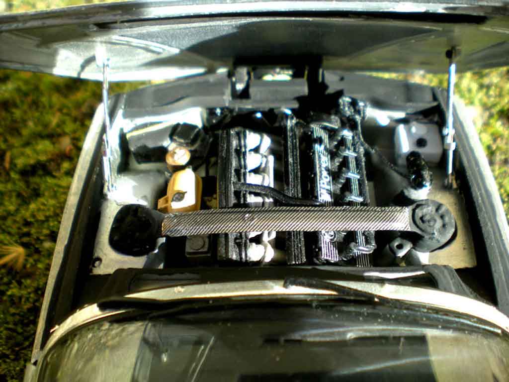 Bmw 323 tuning e21 swap moteur bmw 653m german look 1977 1/18 Autoart