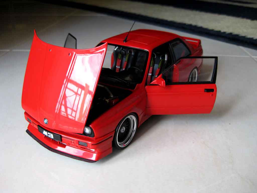 Bmw M3 coupe E30 swap moteur v10 1/18 Autoart