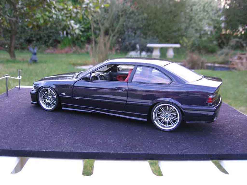 Bmw M3 Coupe E36 paars jantes m3 a deport 1/18 Ut Models
