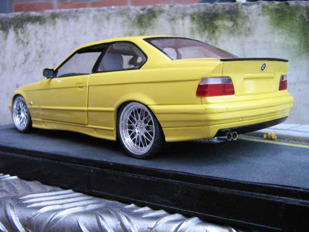 Bmw M3 E36 1/18 Ut Models jaune E36 jantes bbs le mans feux arriere 3.2 modelauto