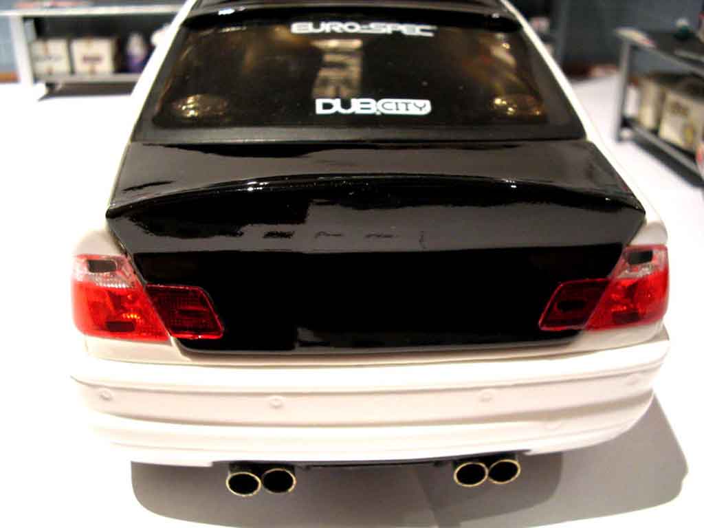 Bmw M3 ac schnitzer E46 zwart & white 1/18 Jada Toys