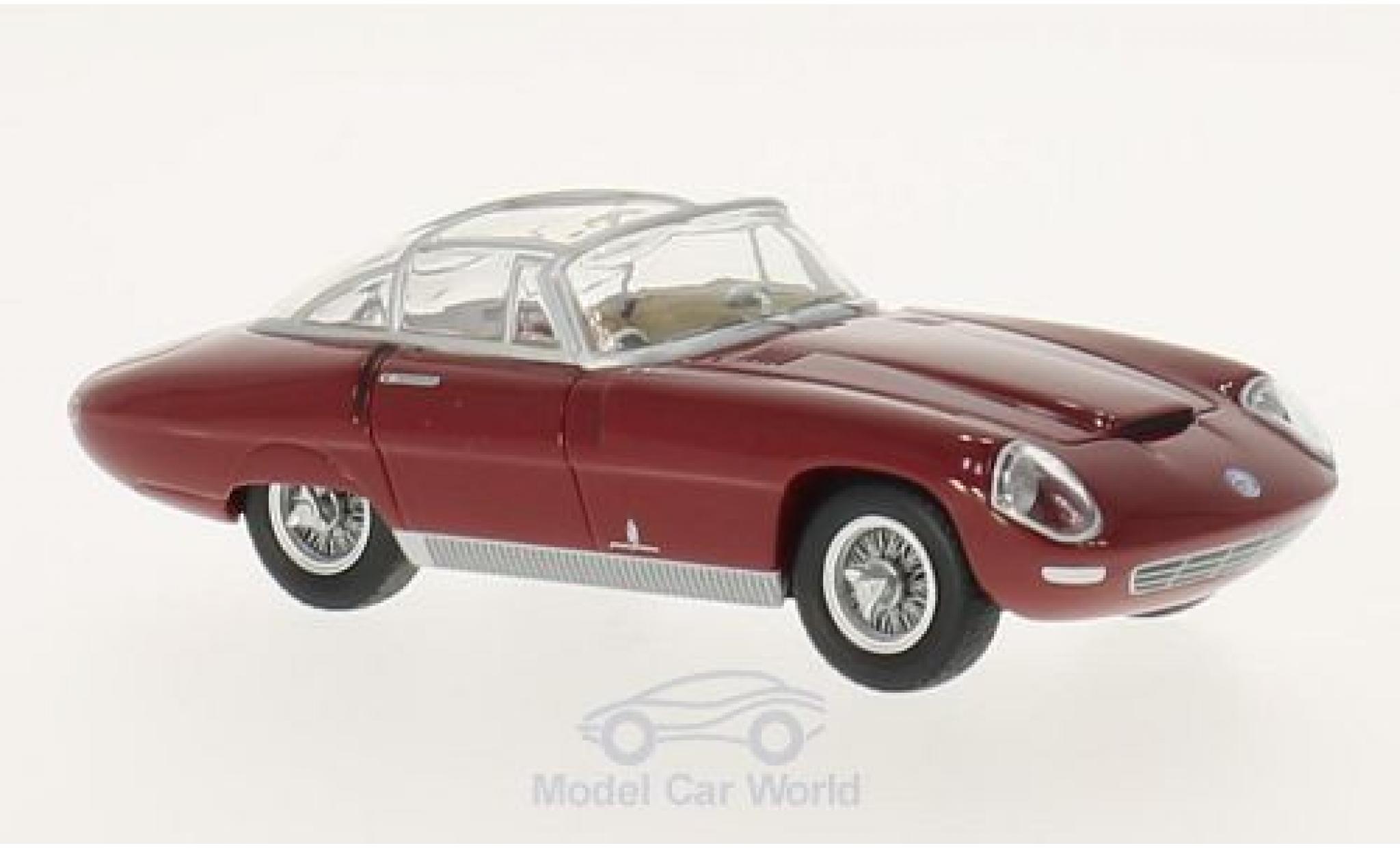 Alfa Romeo 3500 1/43 BoS Models Supersport Pininfarina rood RHD 1960 modelauto