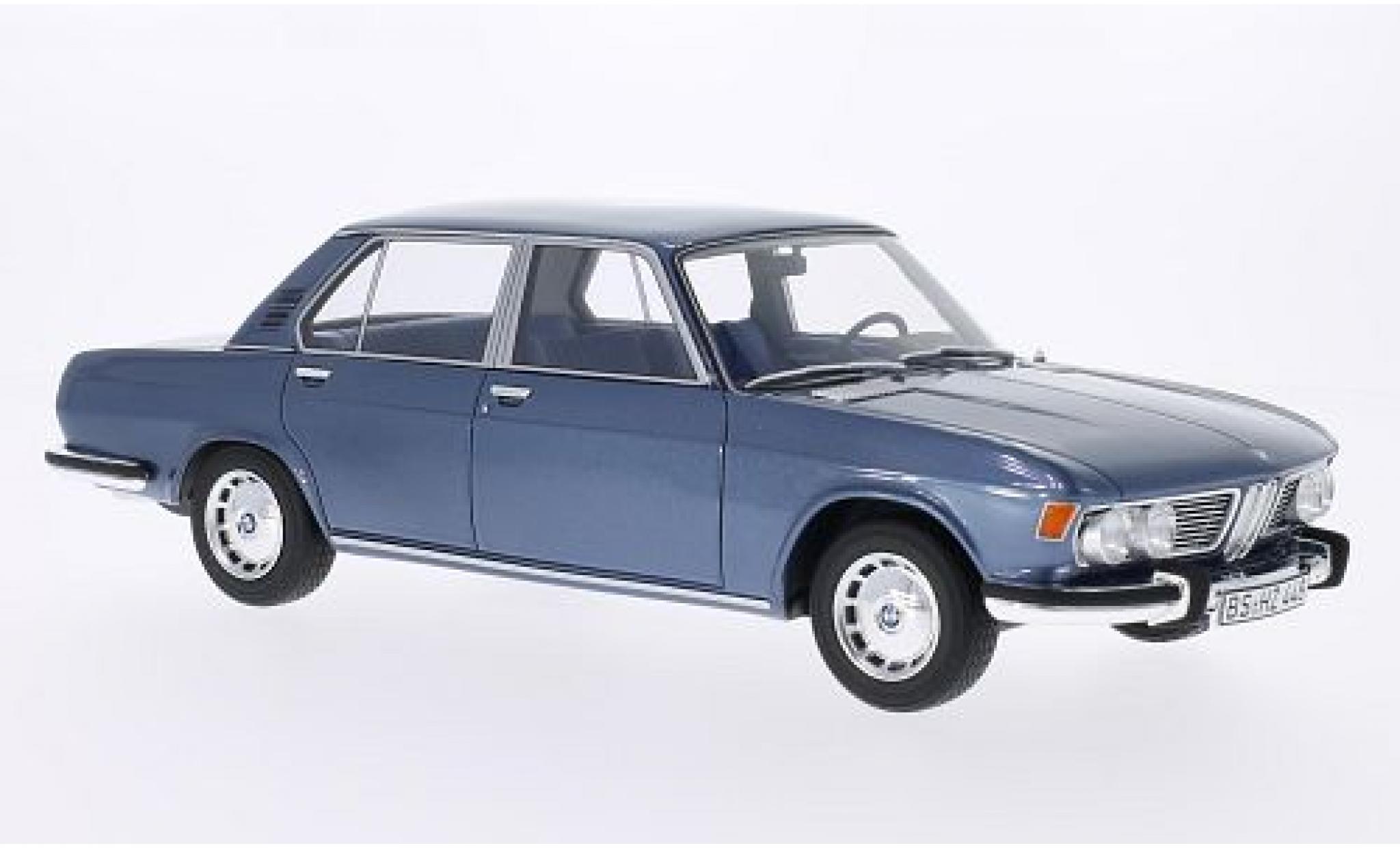 Bmw 2500 1/18 BoS Models (E3) metallic grijs 1968 modelauto