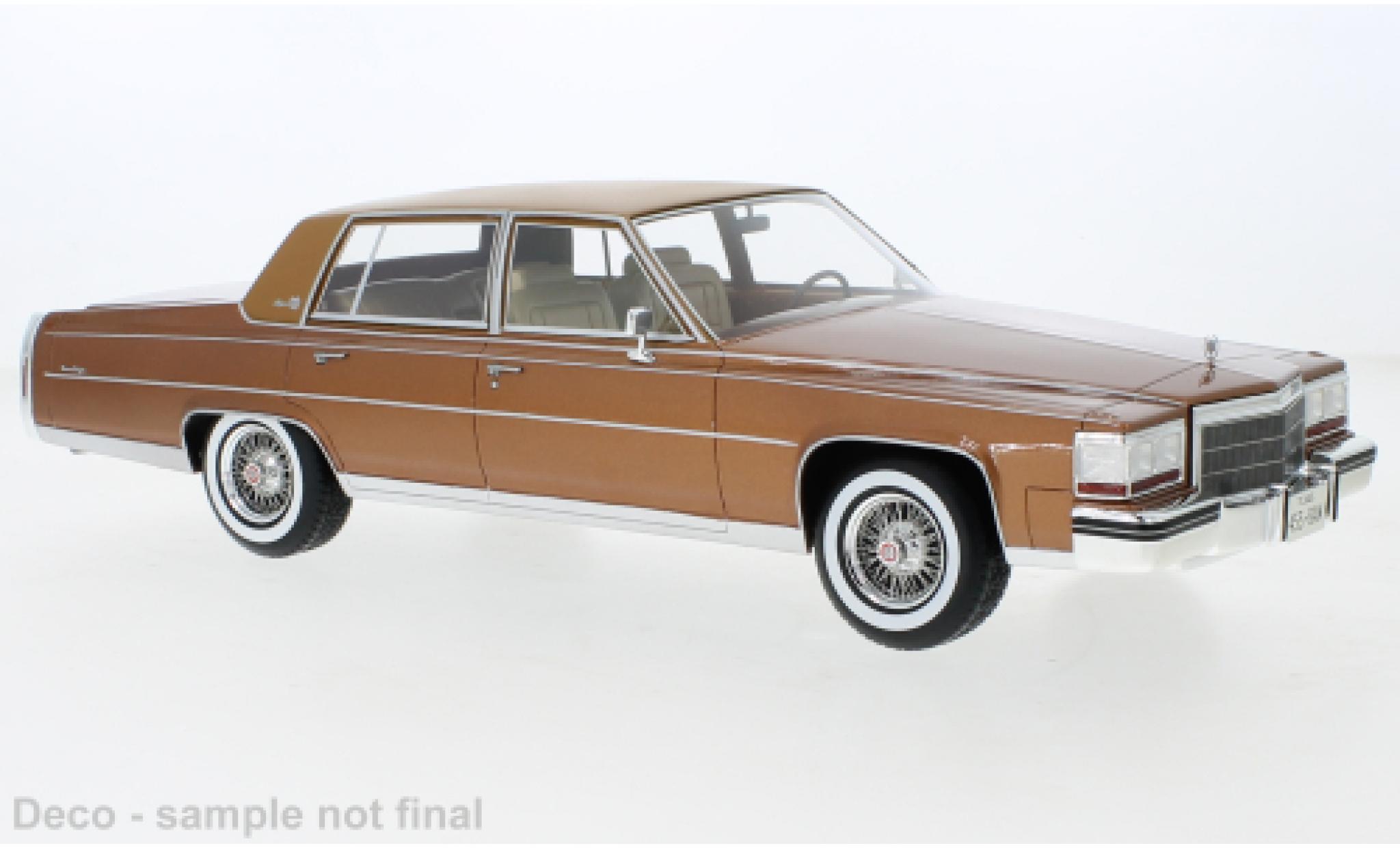 Cadillac Fleetwood 1/18 BoS Models Brougham le cuivre 1982 modelauto