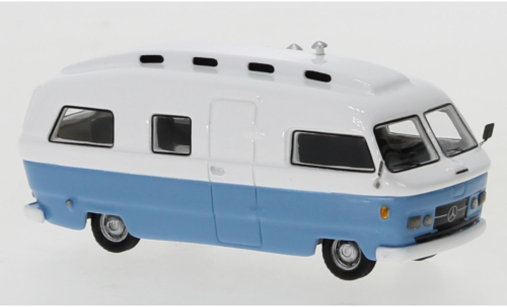 Mercedes CLA 1/87 BoS Models BoS-Models L 206 Orion II blauw clair/wit 1975 modelauto