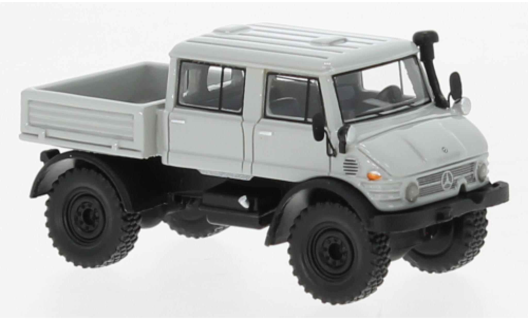 Mercedes Unimog 1/87 BoS Models U416 DoKa grijs clair 1977 modelauto