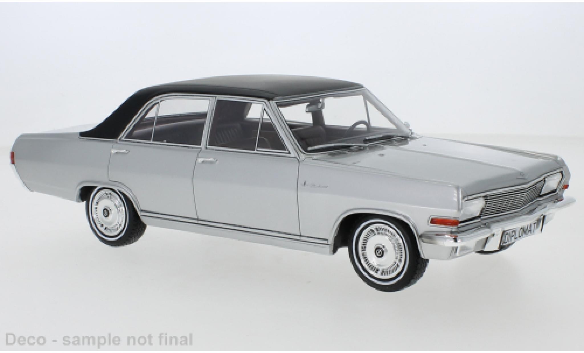 Opel Diplomat 1/18 BoS Models A d/matte-zwart 1964 modelauto
