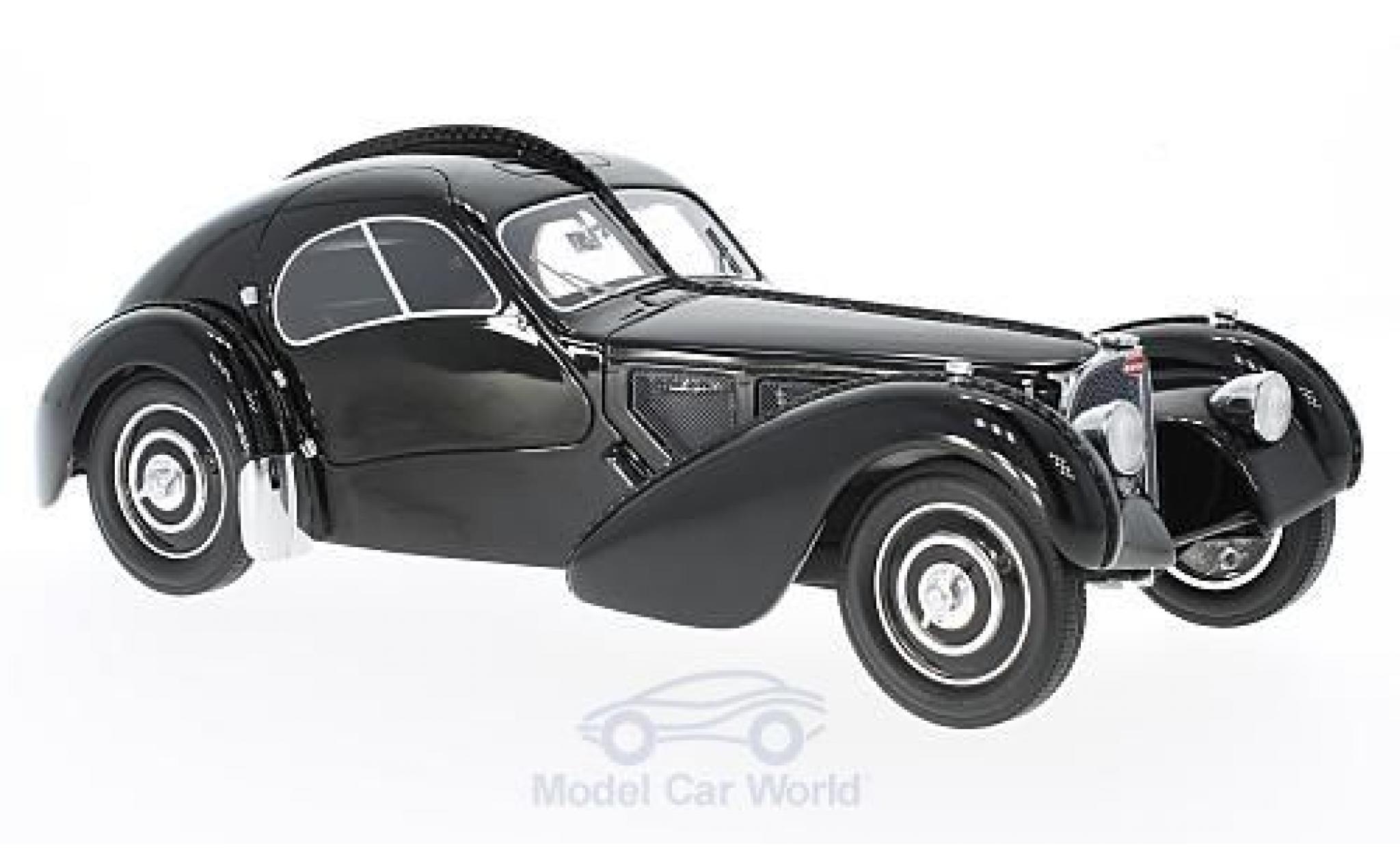 Bugatti 57 SC 1/18 BoS Models T SC Atlantic zwart RHD 1938 modelauto