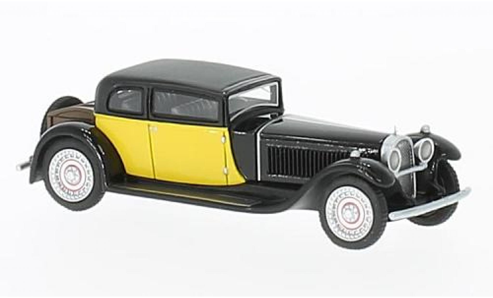 Bugatti 41 1/87 BoS Models Type Royale by Weymann zwart/geel RHD 1929 modelauto