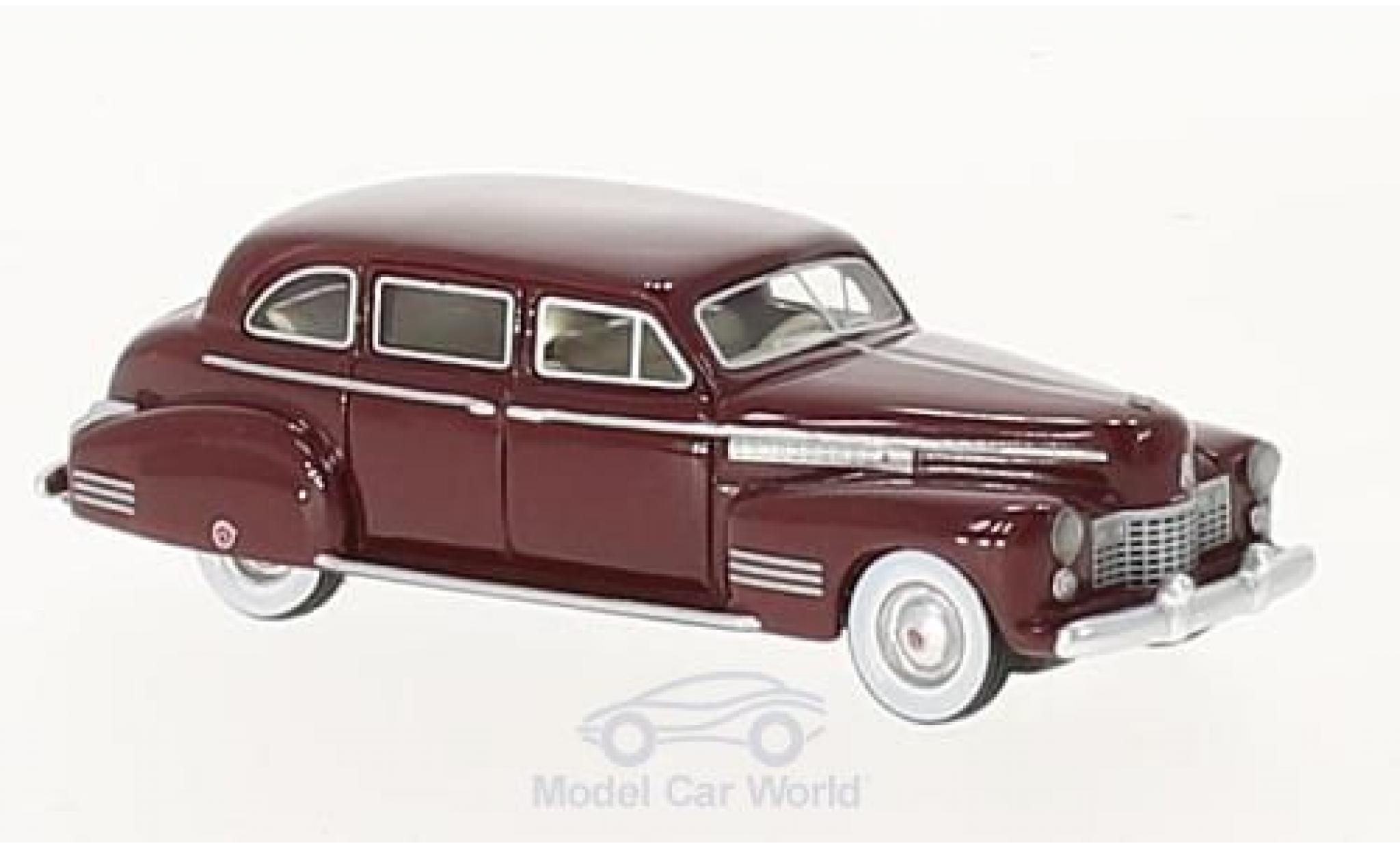 Cadillac Fleetwood 1/87 BoS Models 75 Touring Sedan metallic rood 1941 modelauto