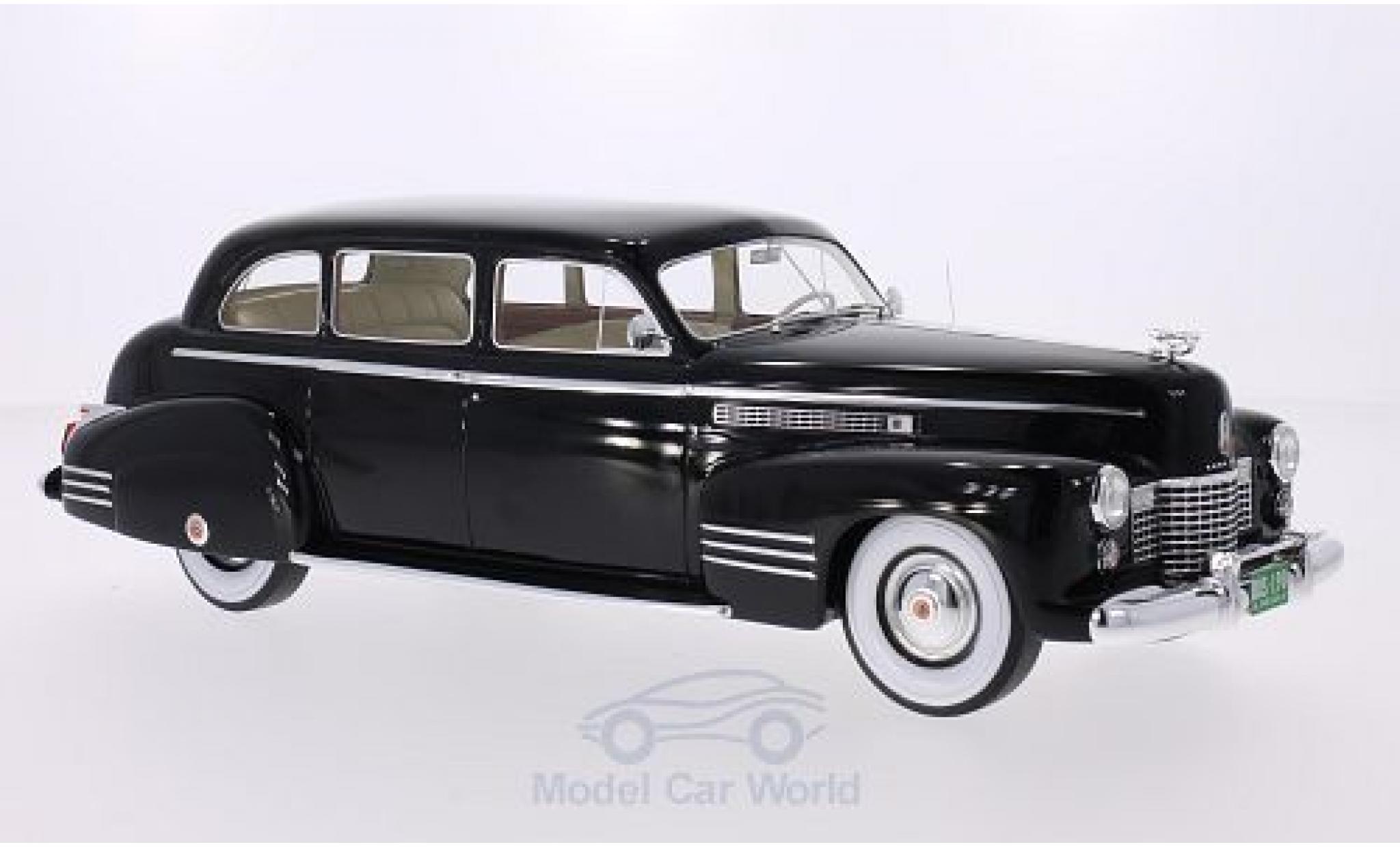 Cadillac Fleetwood 1/87 BoS Models 75 Touring Sedan zwart 1941 modelauto