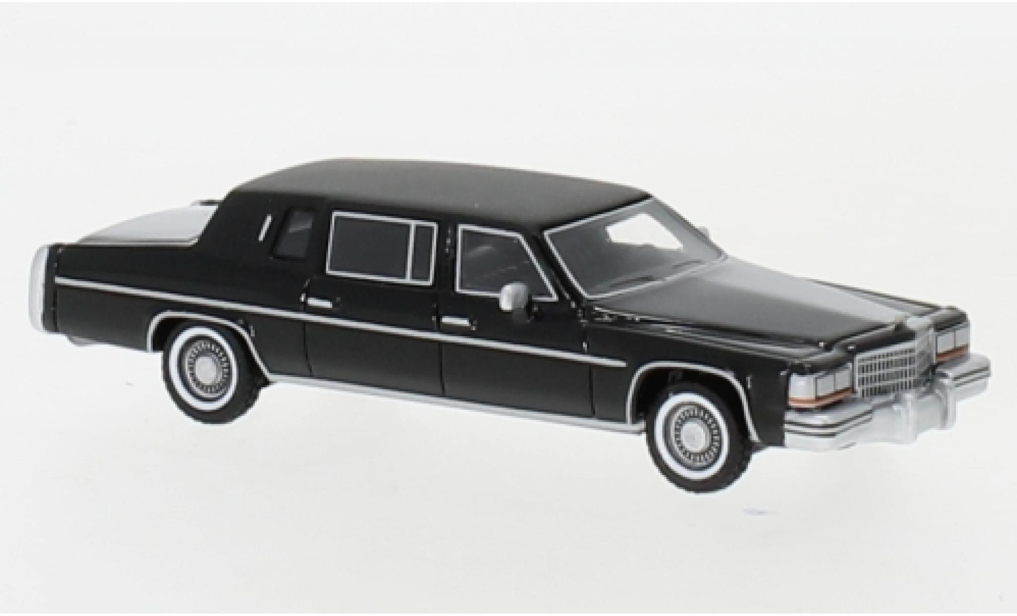 Cadillac Fleetwood 1/87 BoS Models Formal Sedan zwart 1980 modelauto