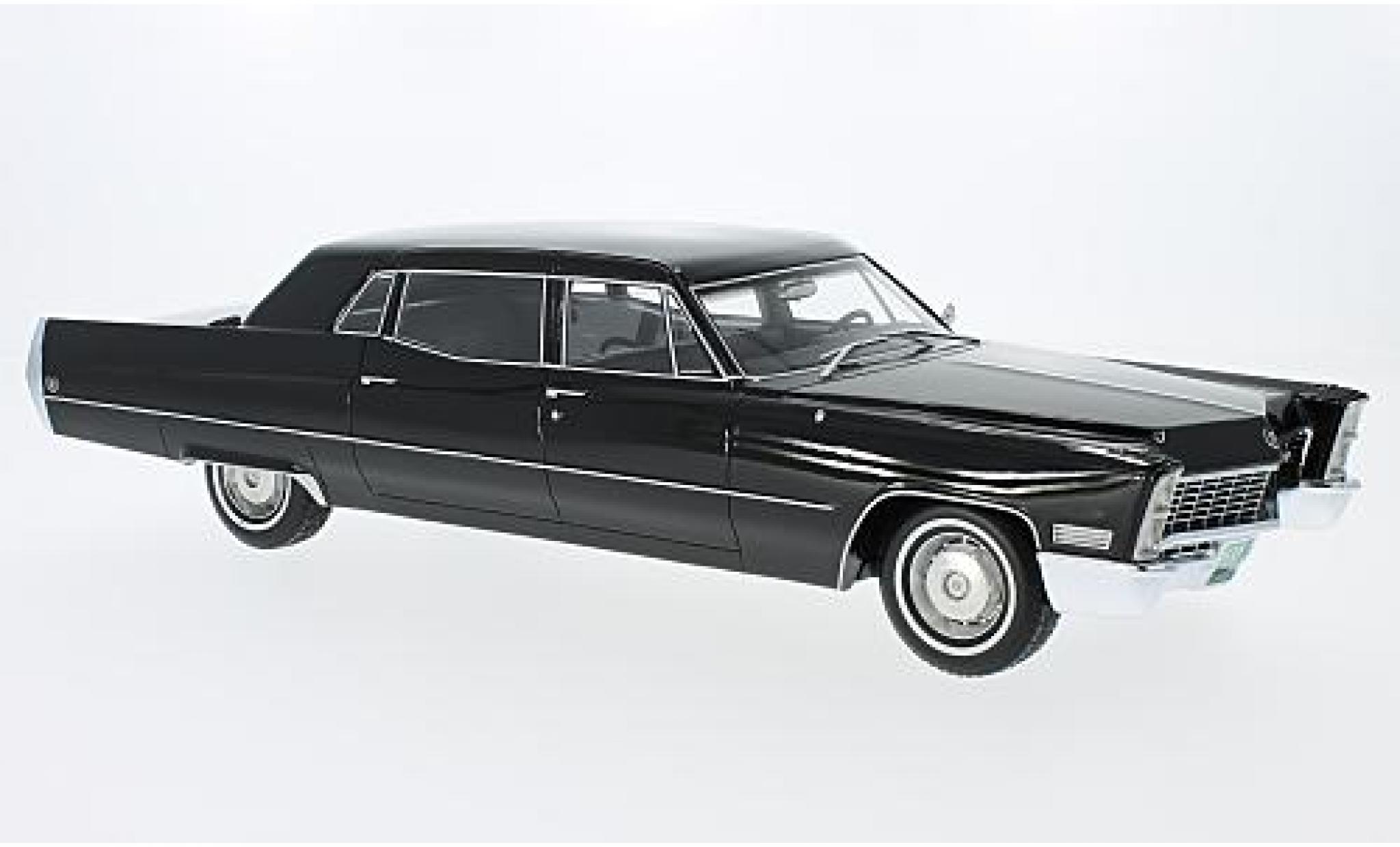 Cadillac Fleetwood 1/18 BoS Models Series 75 zwart 1967 modelauto