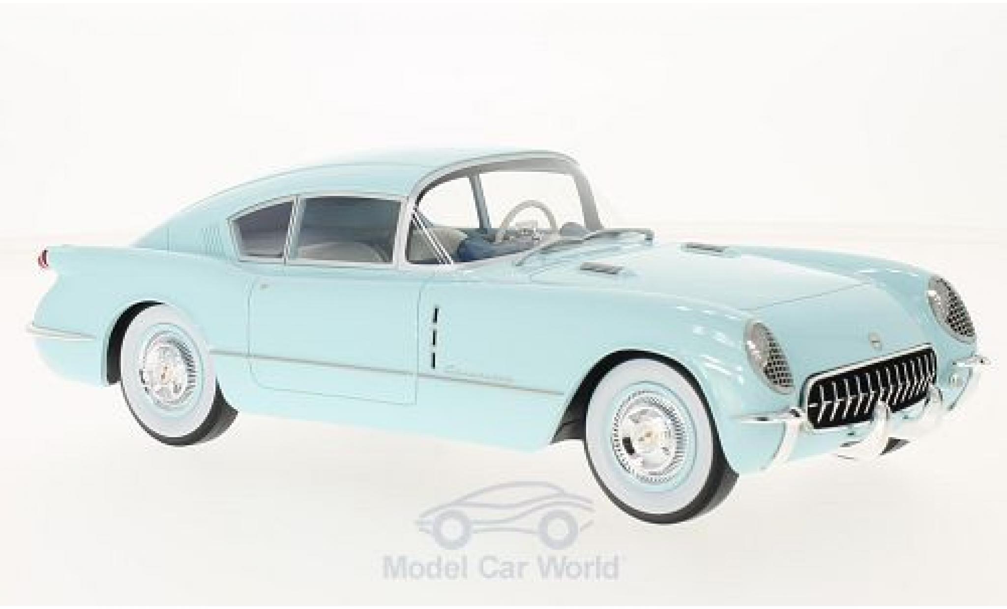 Chevrolet Corvette C1 1/18 BoS Models Corvair Concept blauw 1954 modelauto